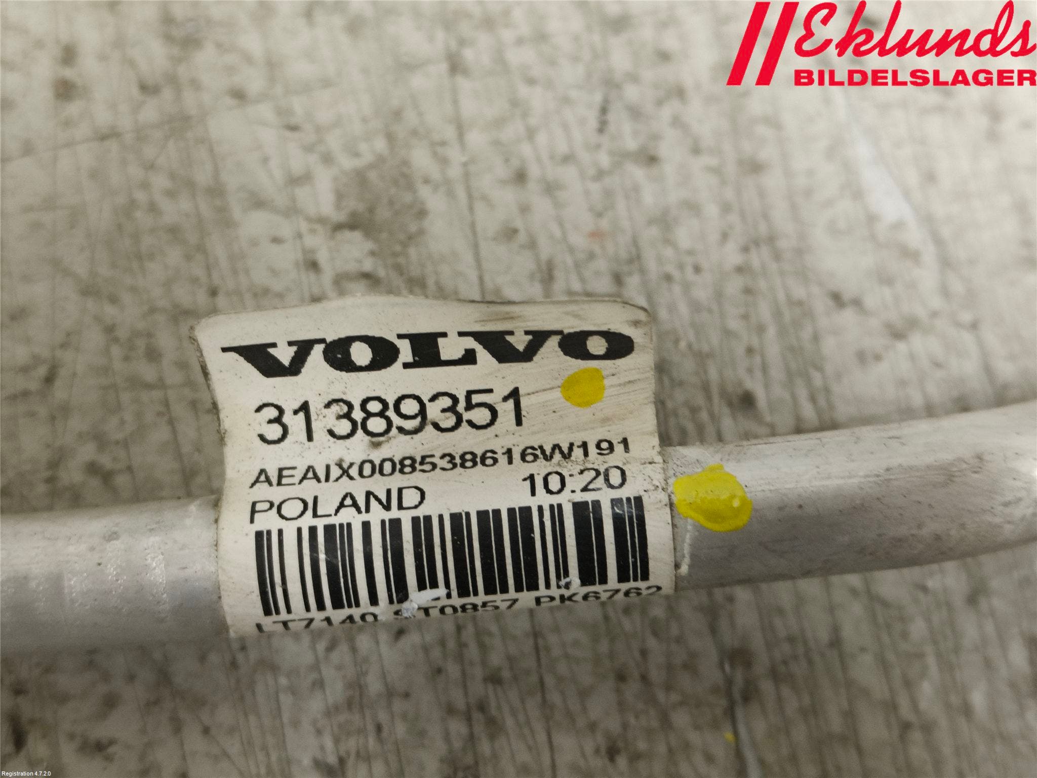 Volvo XC90/RECHARGE 16- Ac Slang-Rör