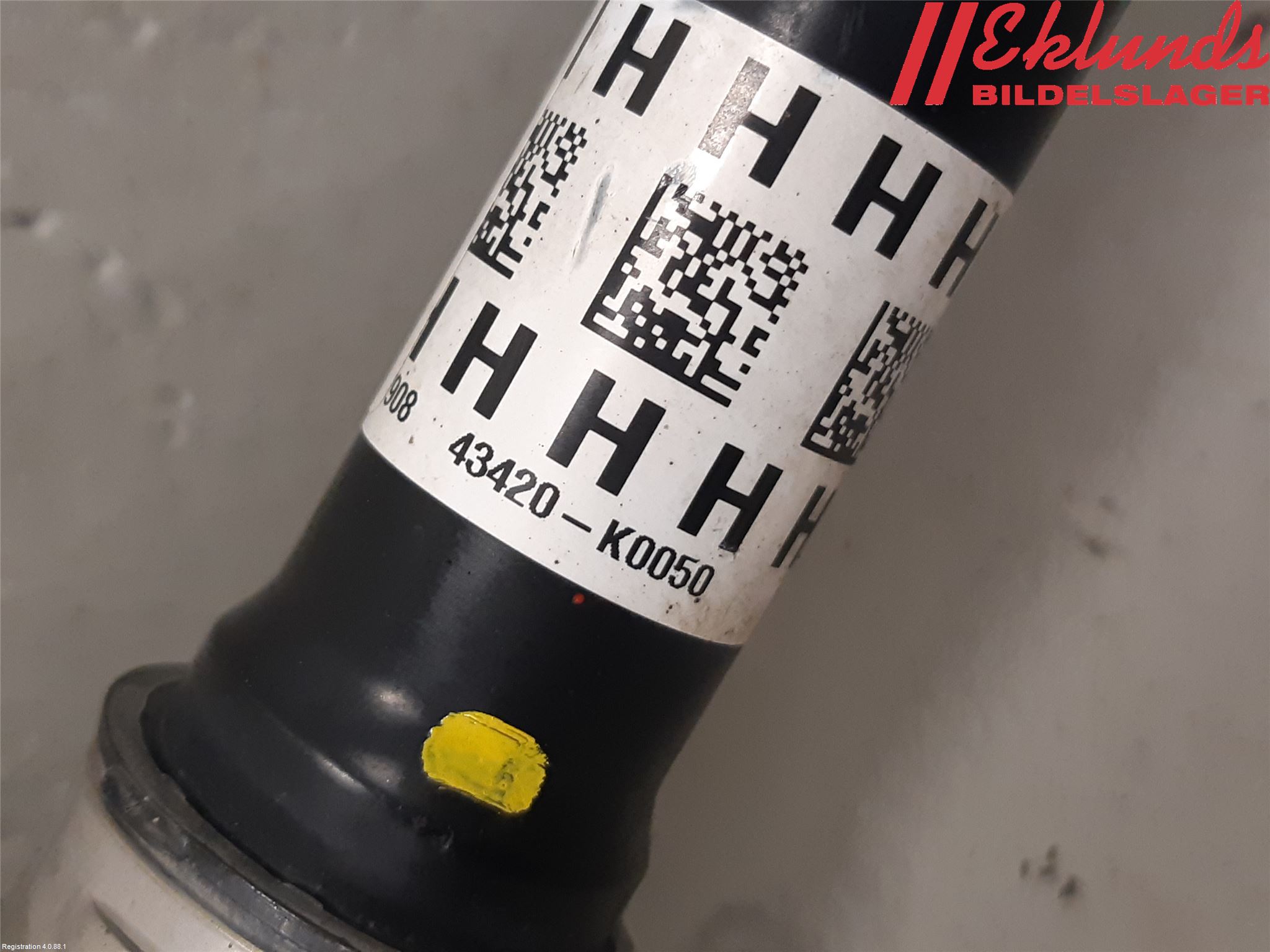 Toyota YARIS XP21 20- Drivaxel Fram Vänster