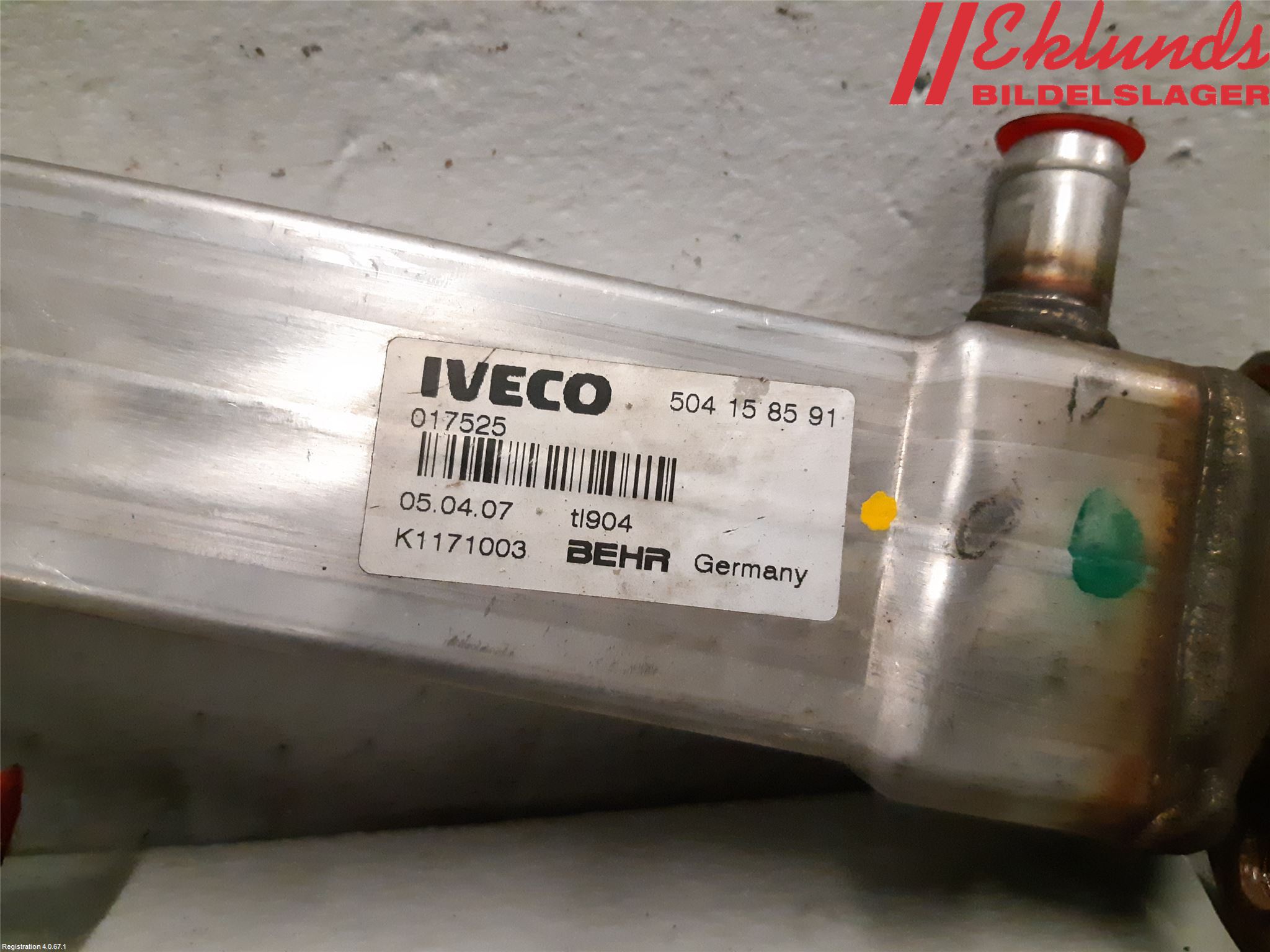 Husbil, husvagn HUSBIL HYMER Avgaskylare