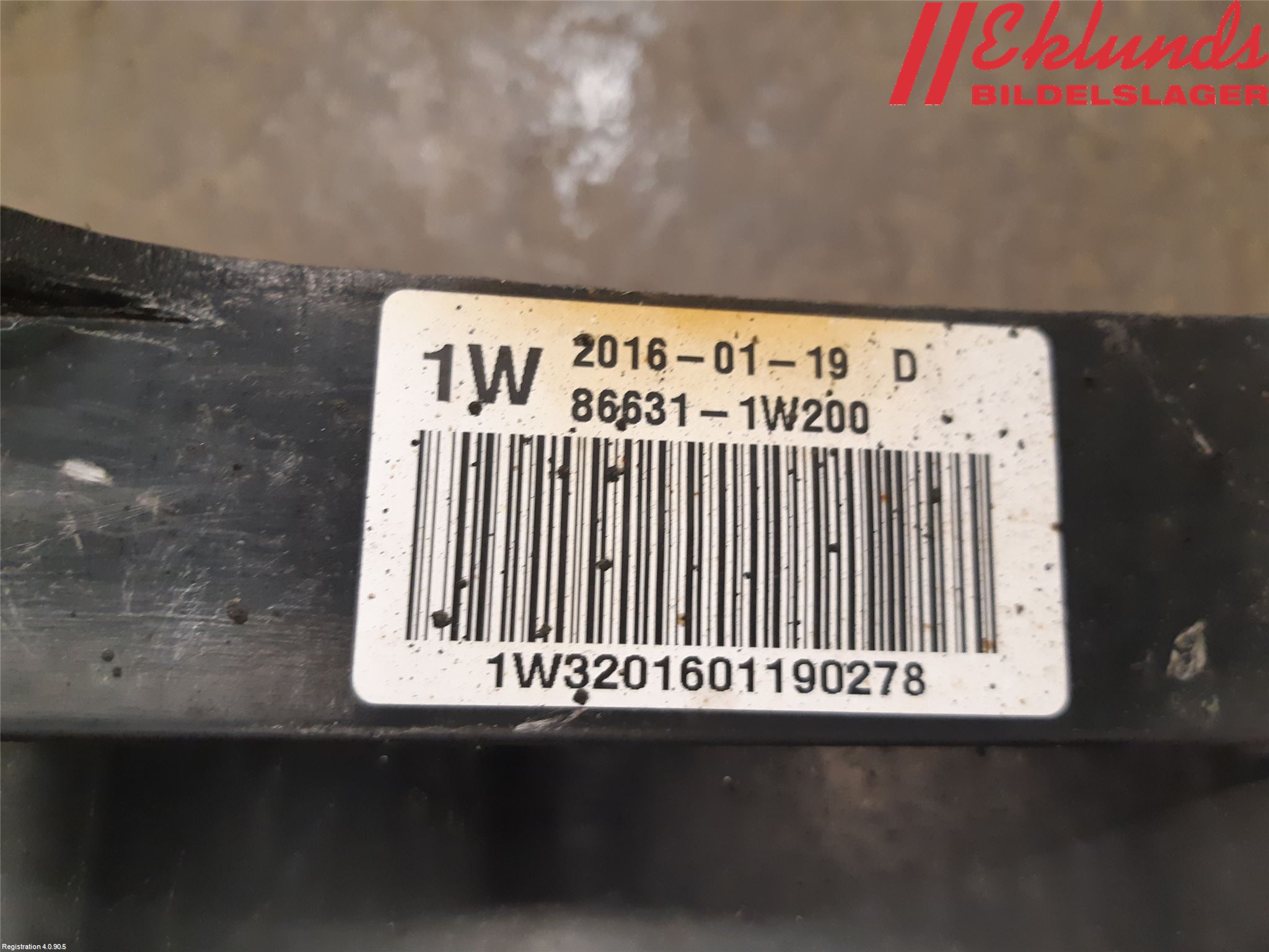 Kia RIO 12-16 Stötfångarbalk Bak