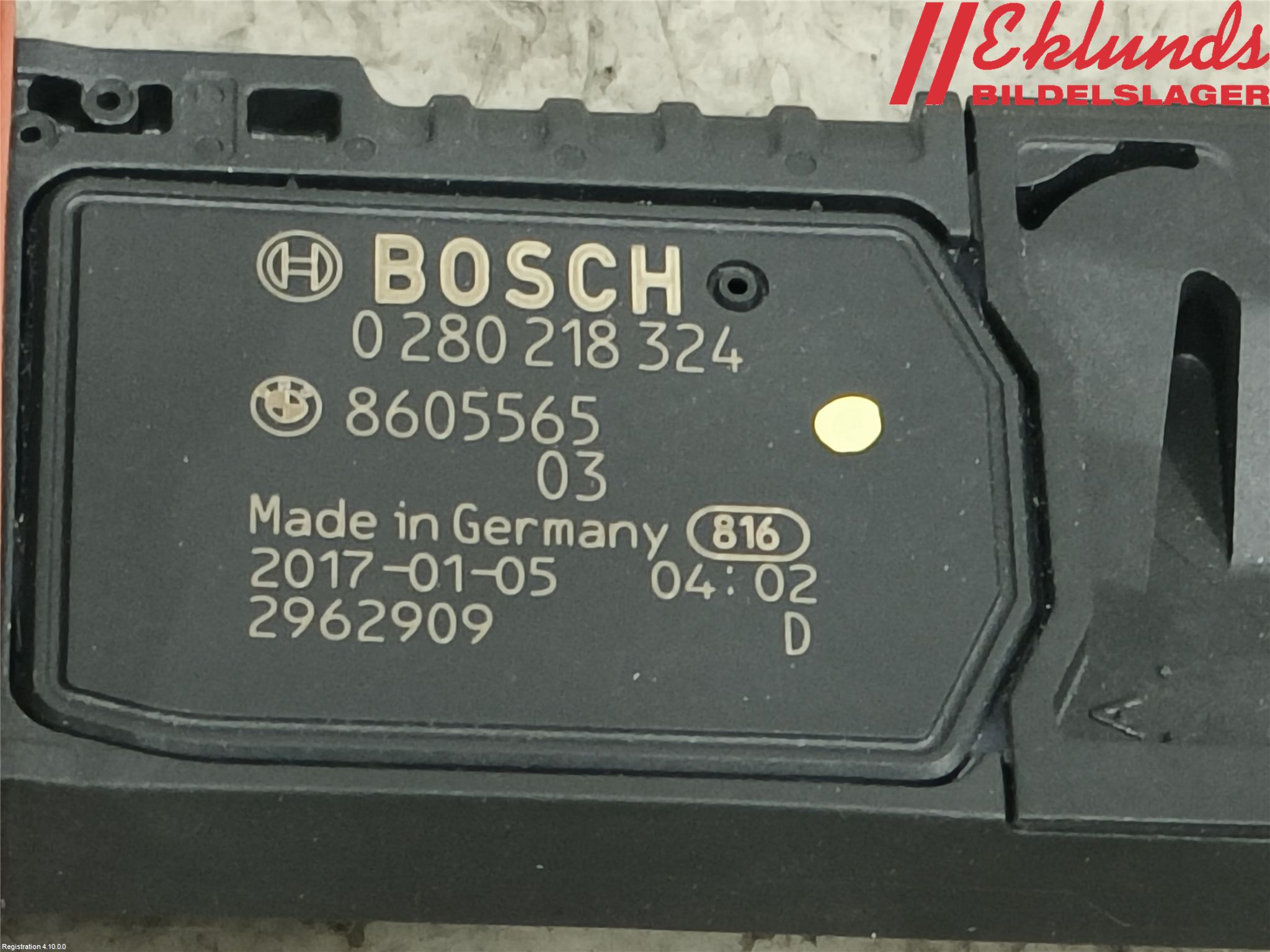 BMW 3 F30/F31/F80 12-19 Injluftmassamätare