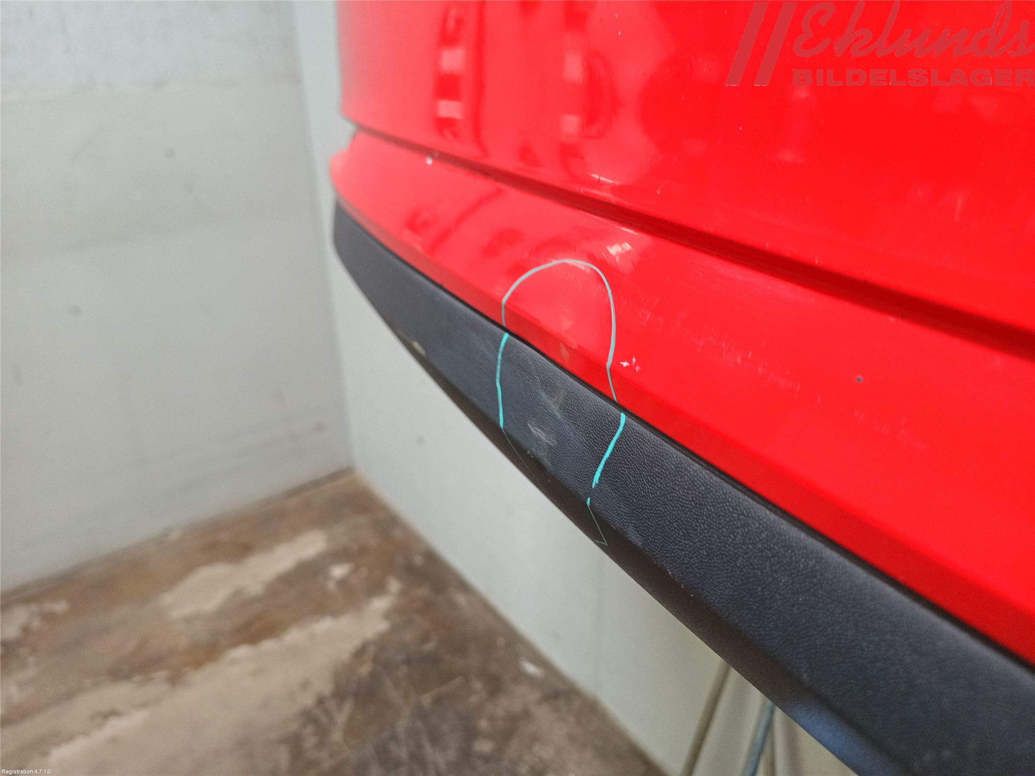 Skoda RAPID Stötfångare Bak