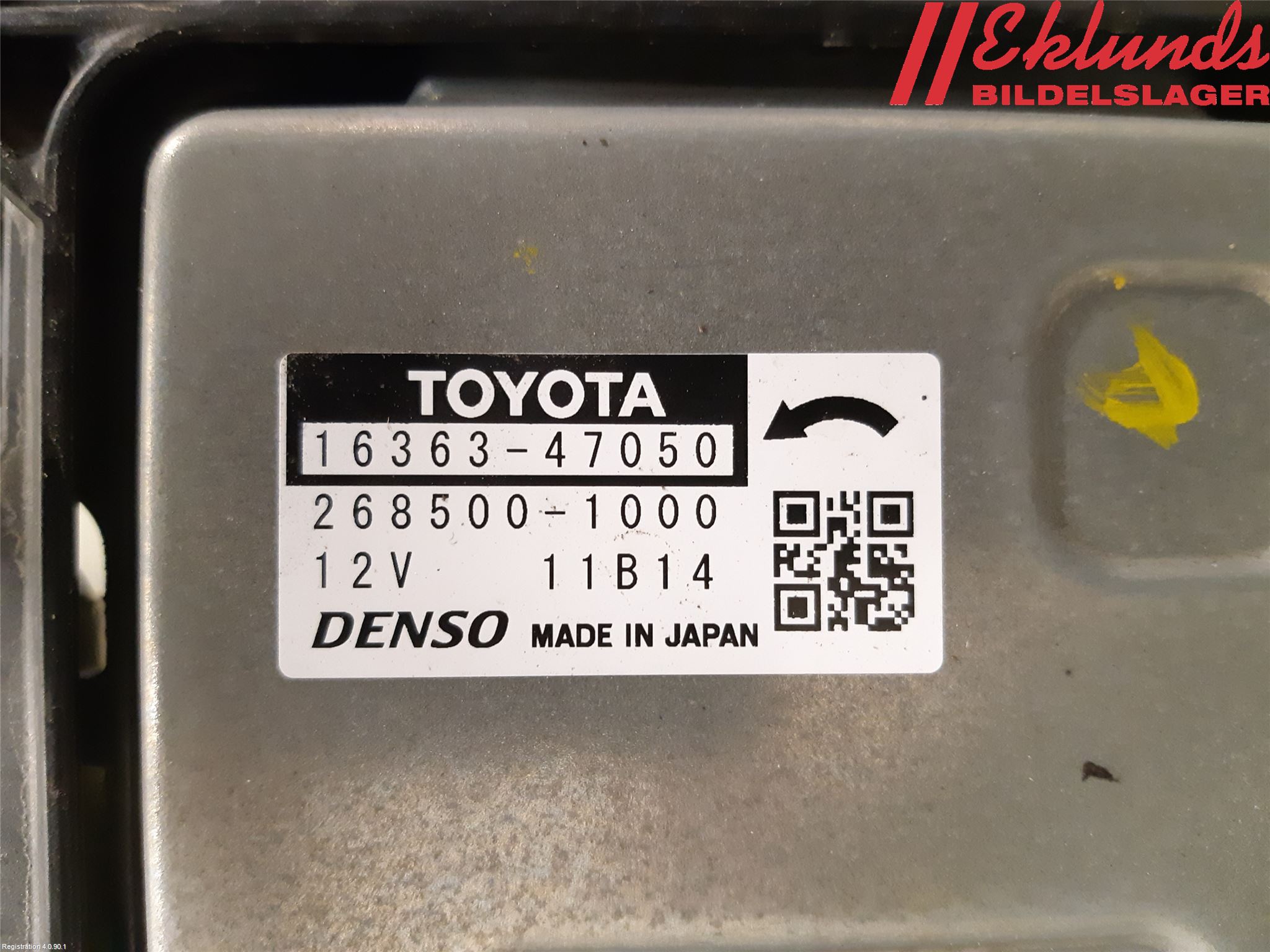 Toyota COROLLA 19- Kylfläkt El