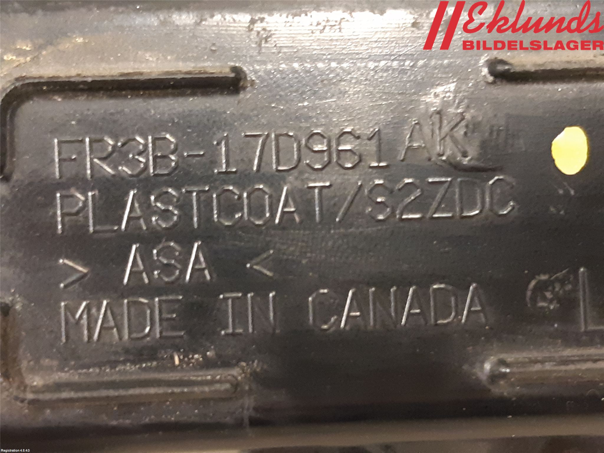 Ford MUSTANG VI 15-22 Stötfångarfäste Bak Vä