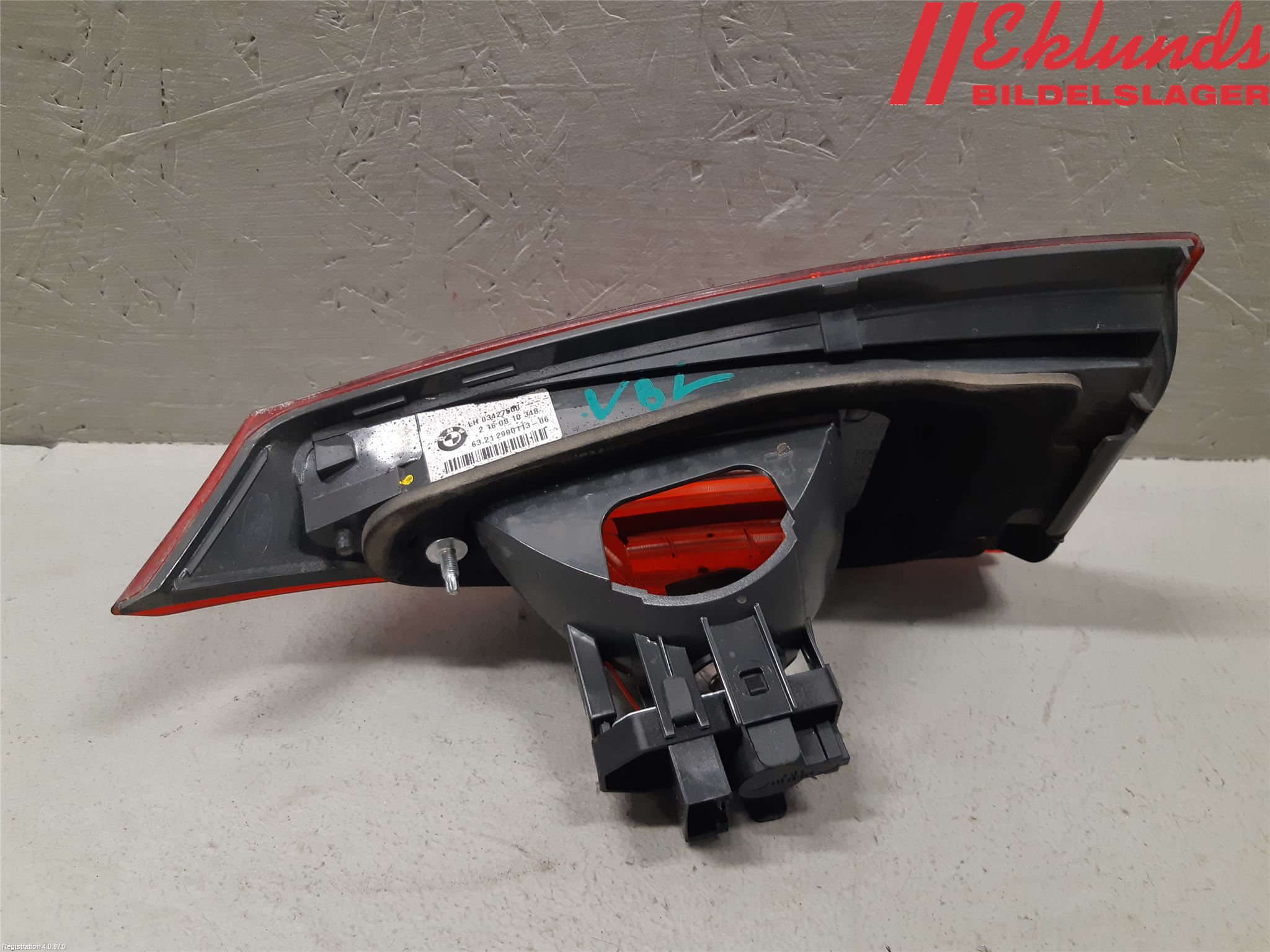 BMW X1 E84 10-15 Bakljus Lucka Vä