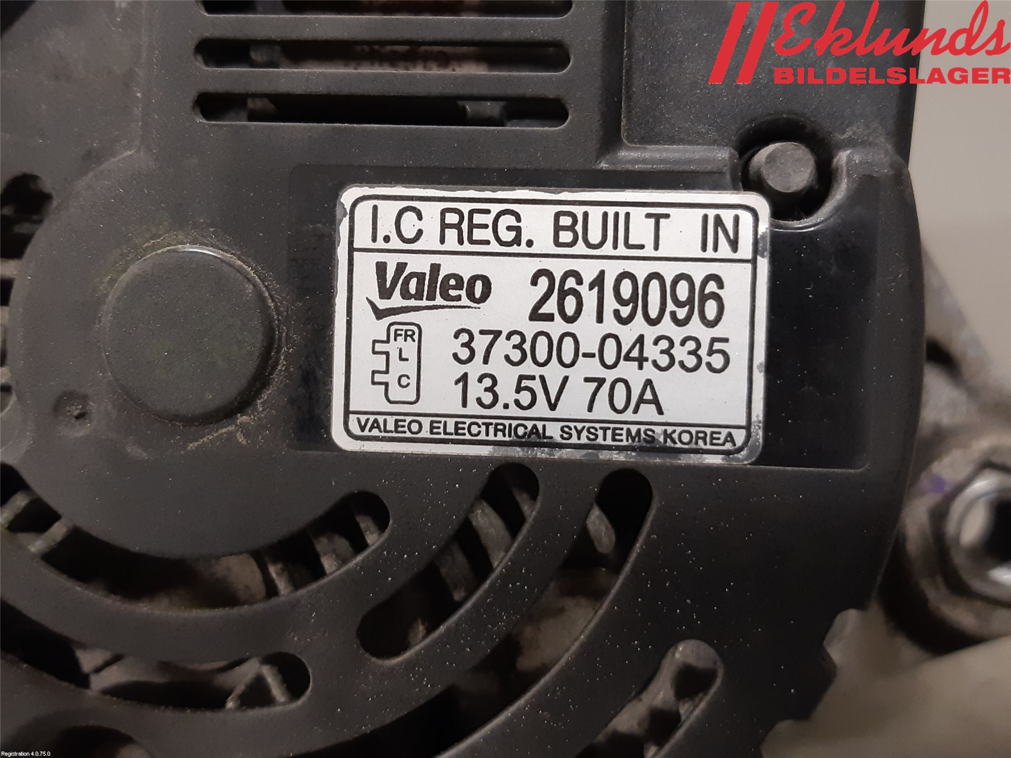 Kia PICANTO 12-17 Generator