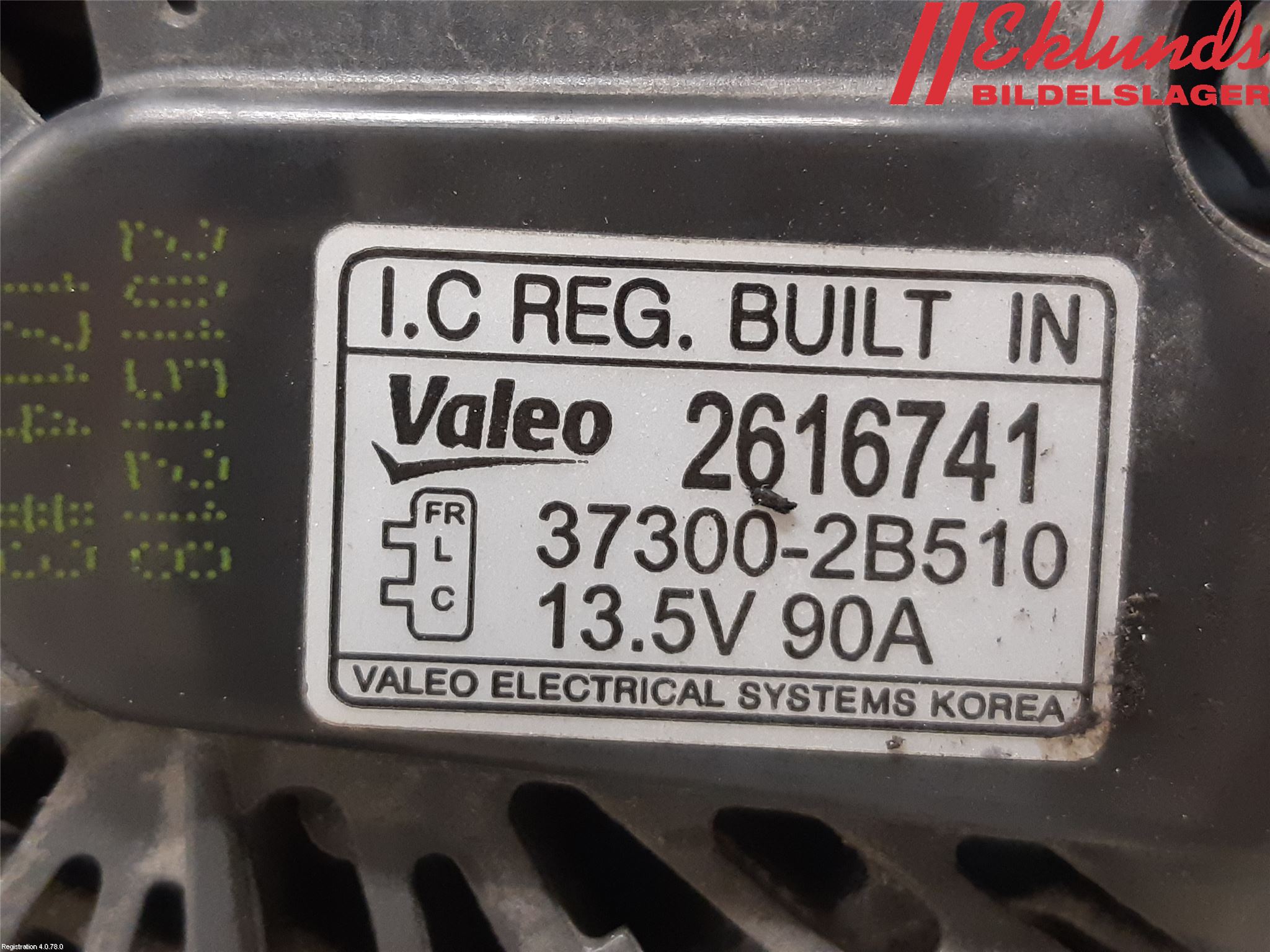Kia RIO 12-16 Generator