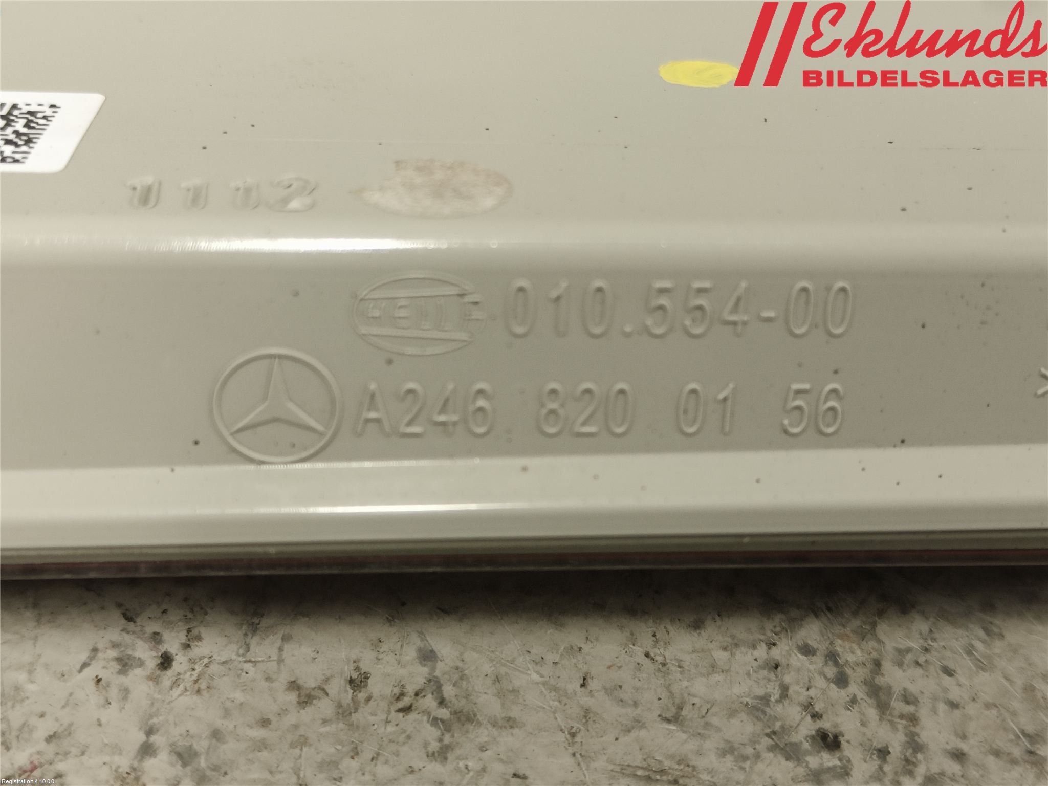 Mercedes-Benz MB B-KLASS (W246/W242) 12-19 Bromsljus Bakruta