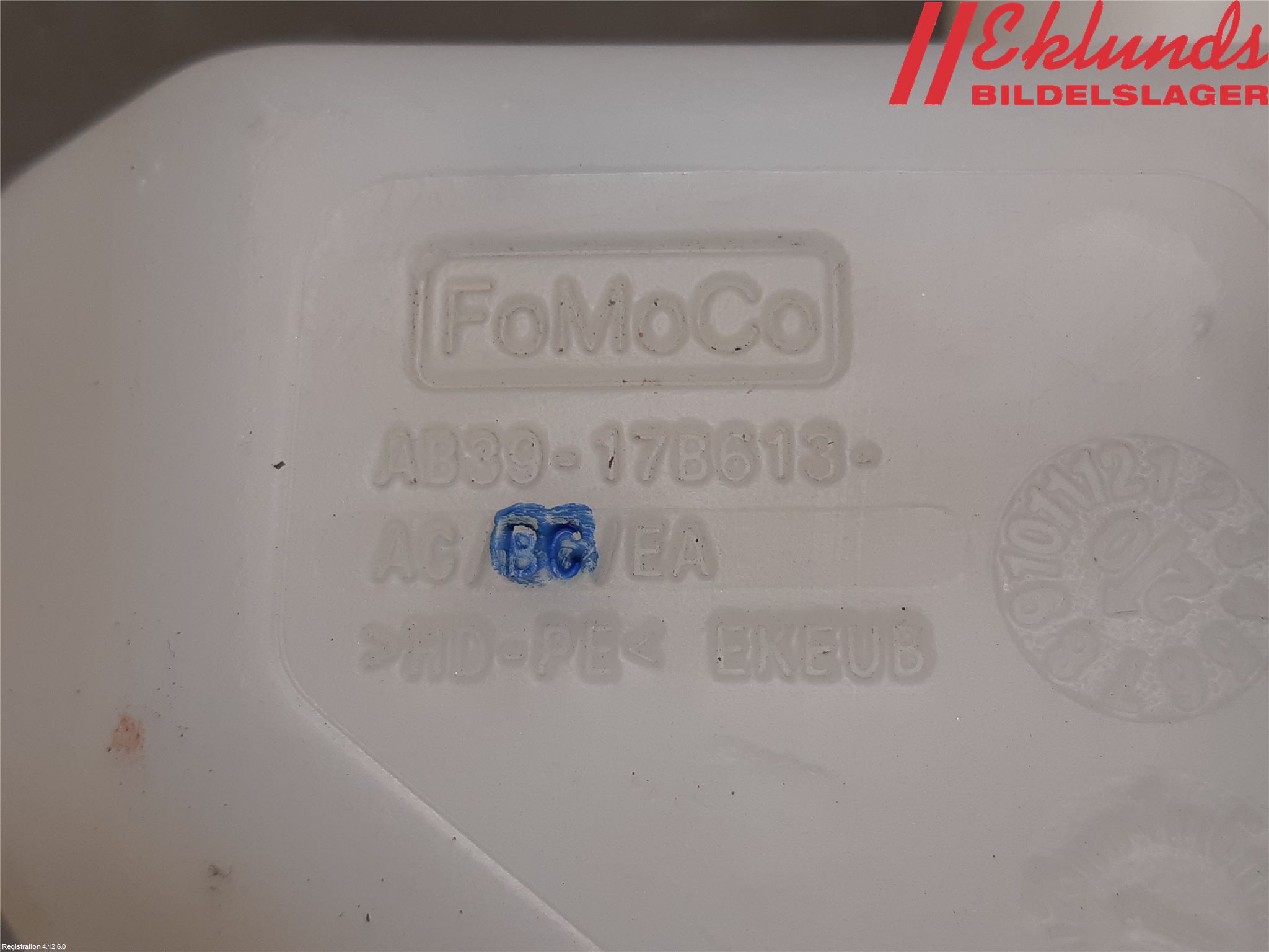 Ford RANGER EU 12-23 Spolartank Vindruta
