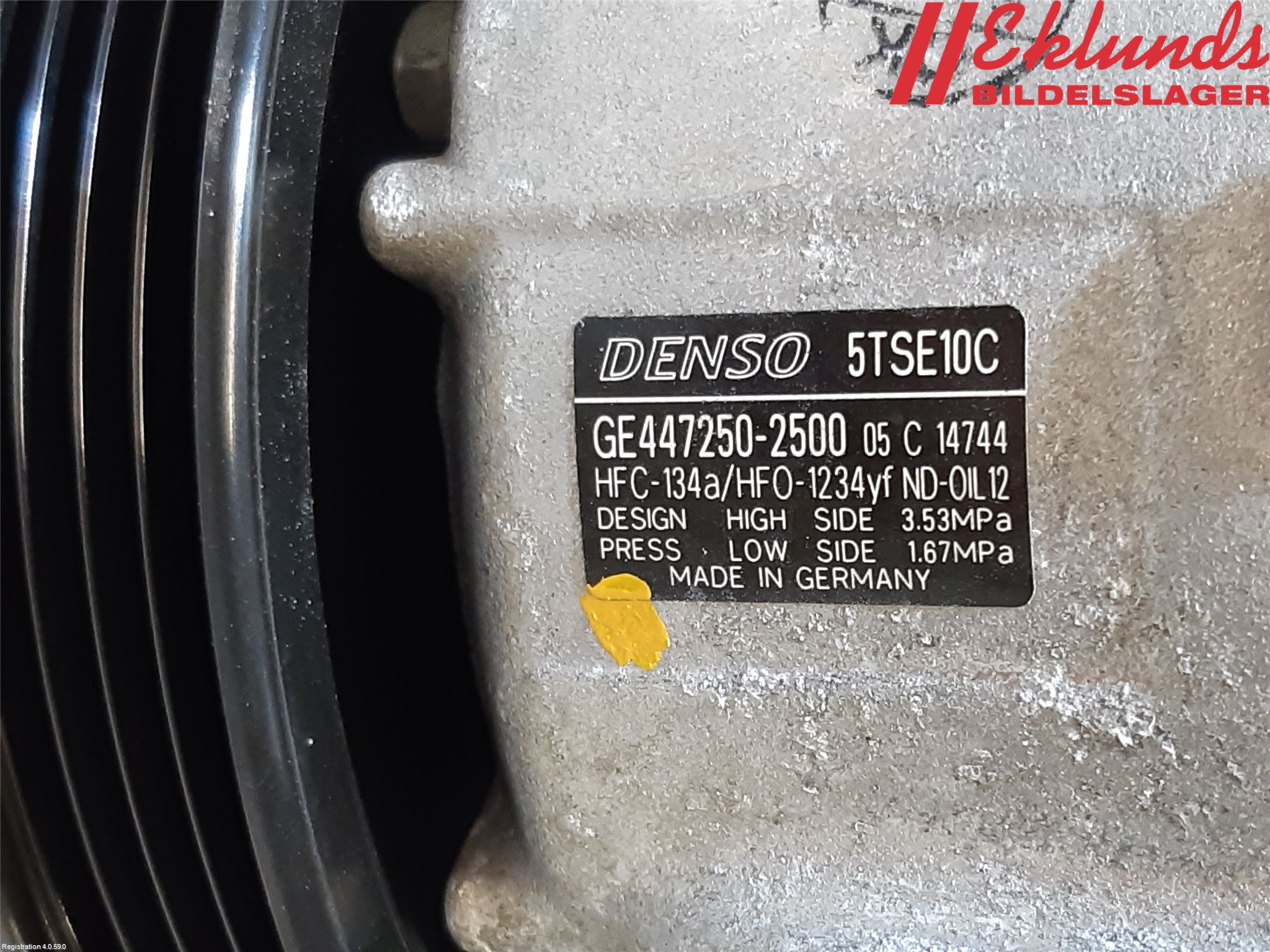 Toyota YARIS XP130 15-20 Ac Kompressor