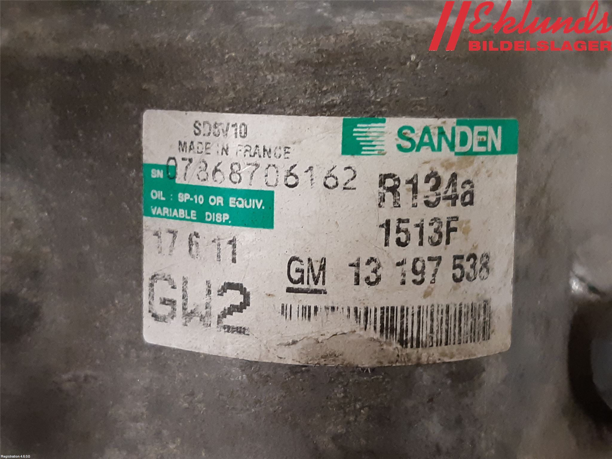 Opel COMBO 02-12 Ac Kompressor