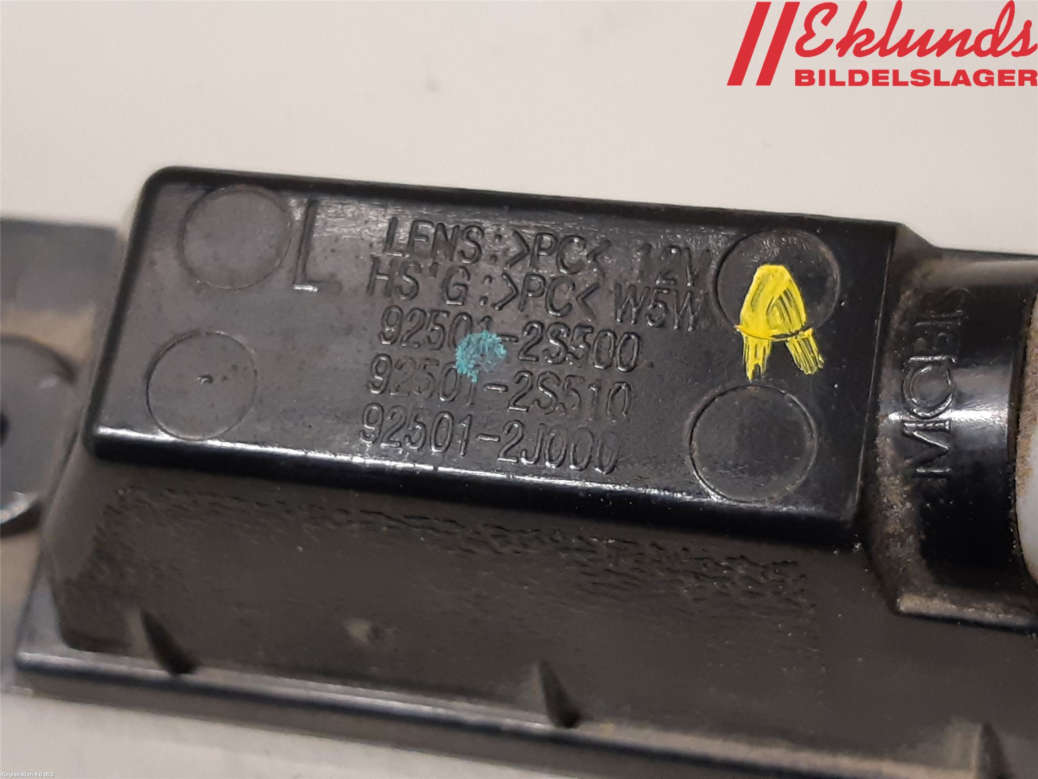 Kia CEED/CEED SW 19- Skylt Belysning