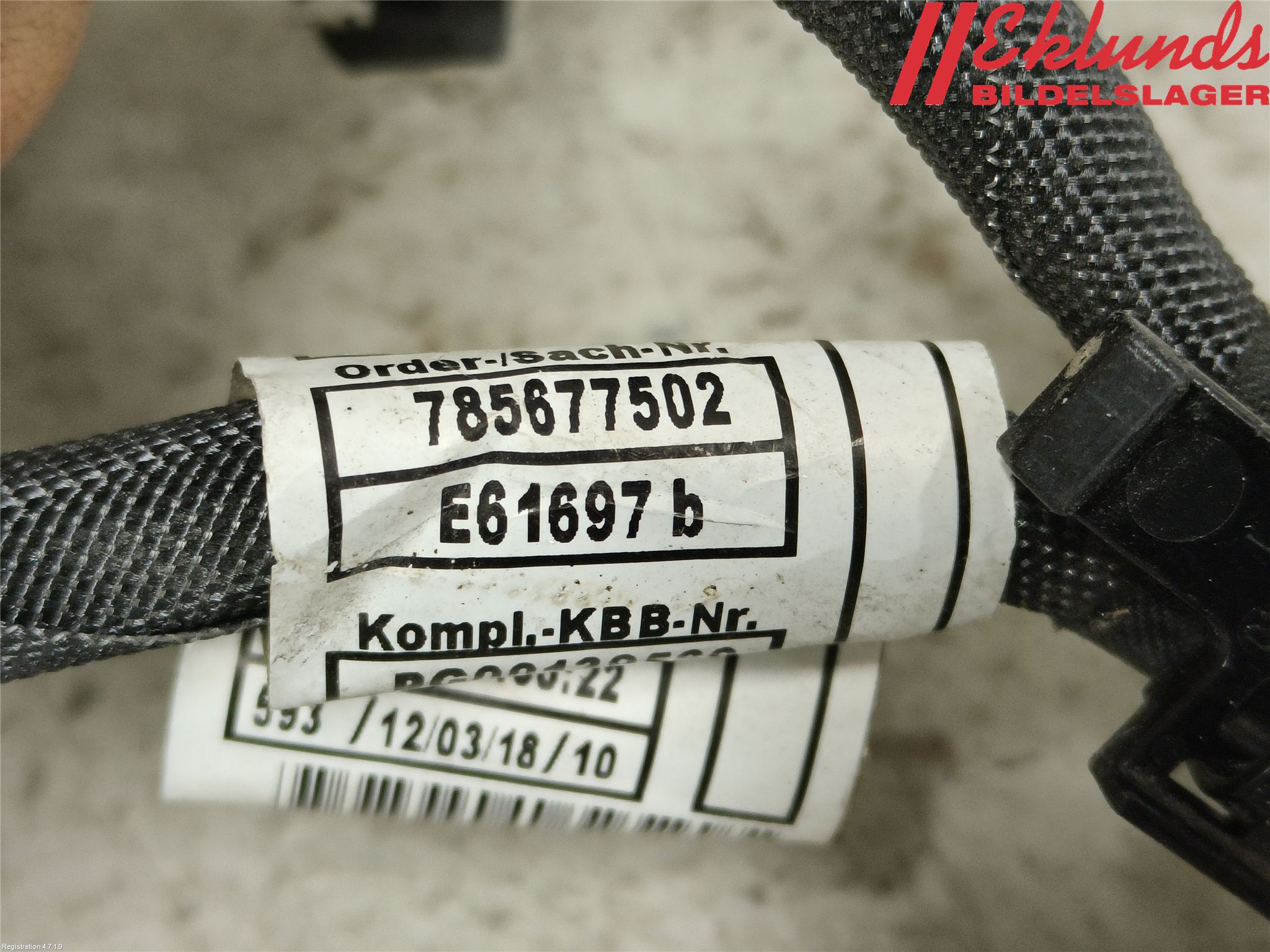 BMW 5 G30/G31/F90 17-23 Kabelhärva