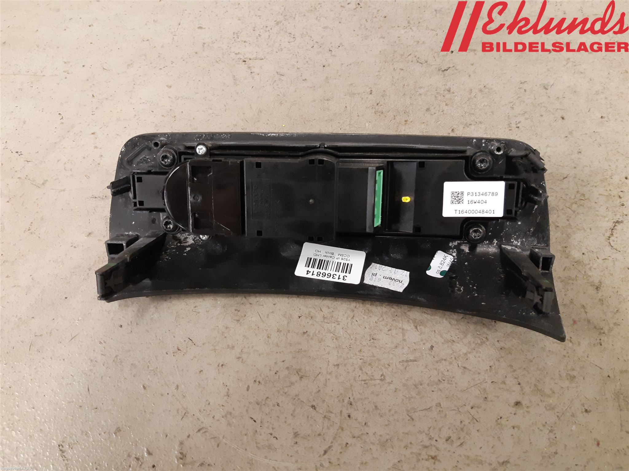 Volvo XC90/RECHARGE 16- Strömställare Multifunktion