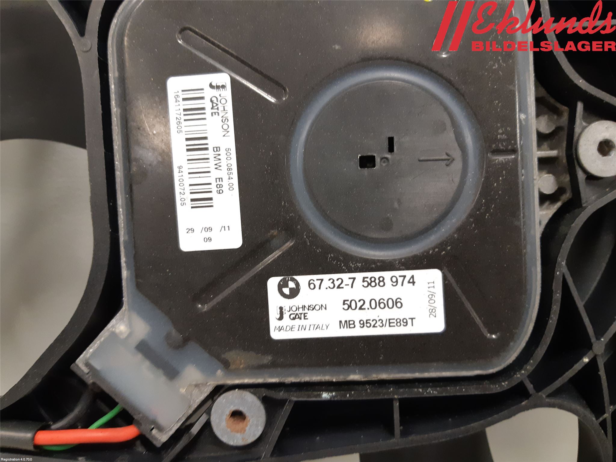 BMW 3 E90/91 SED/TOU 05-12 Kylfläkt El