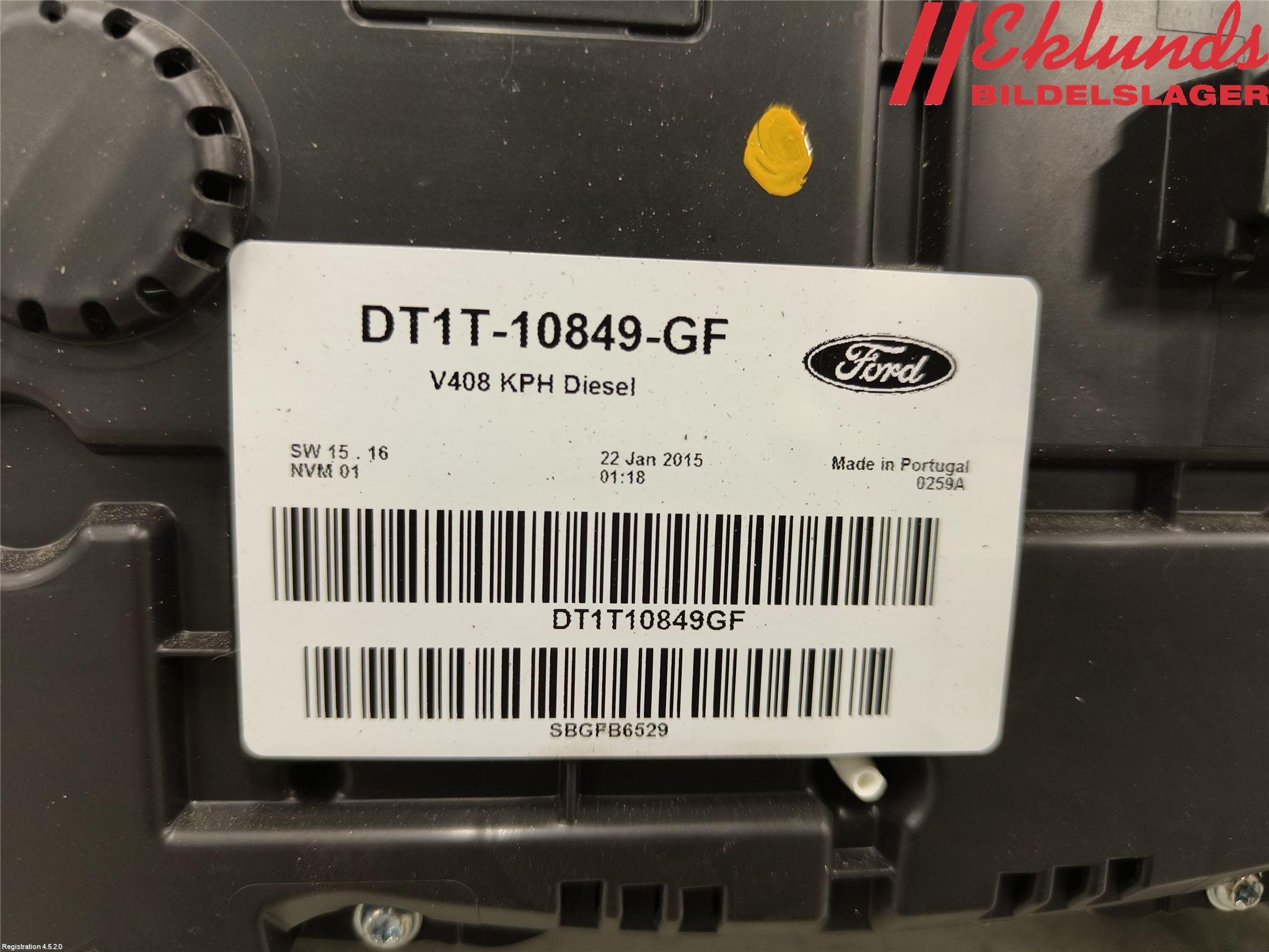 Ford TRANSIT/TOURNEO CONNECT 13-22 Instrument Komb