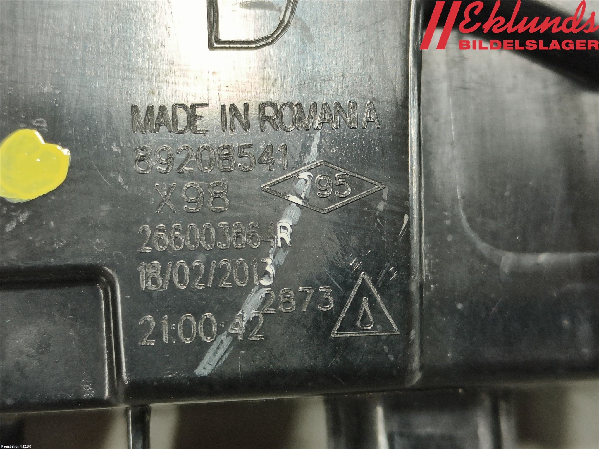 Renault CLIO IV 12-16 Positionsljus Fram Hö