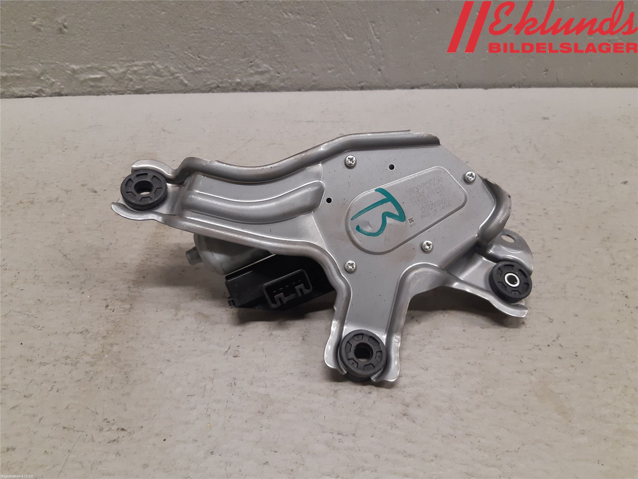 Toyota AVENSIS 09-15 Torkarmotor Baklucka