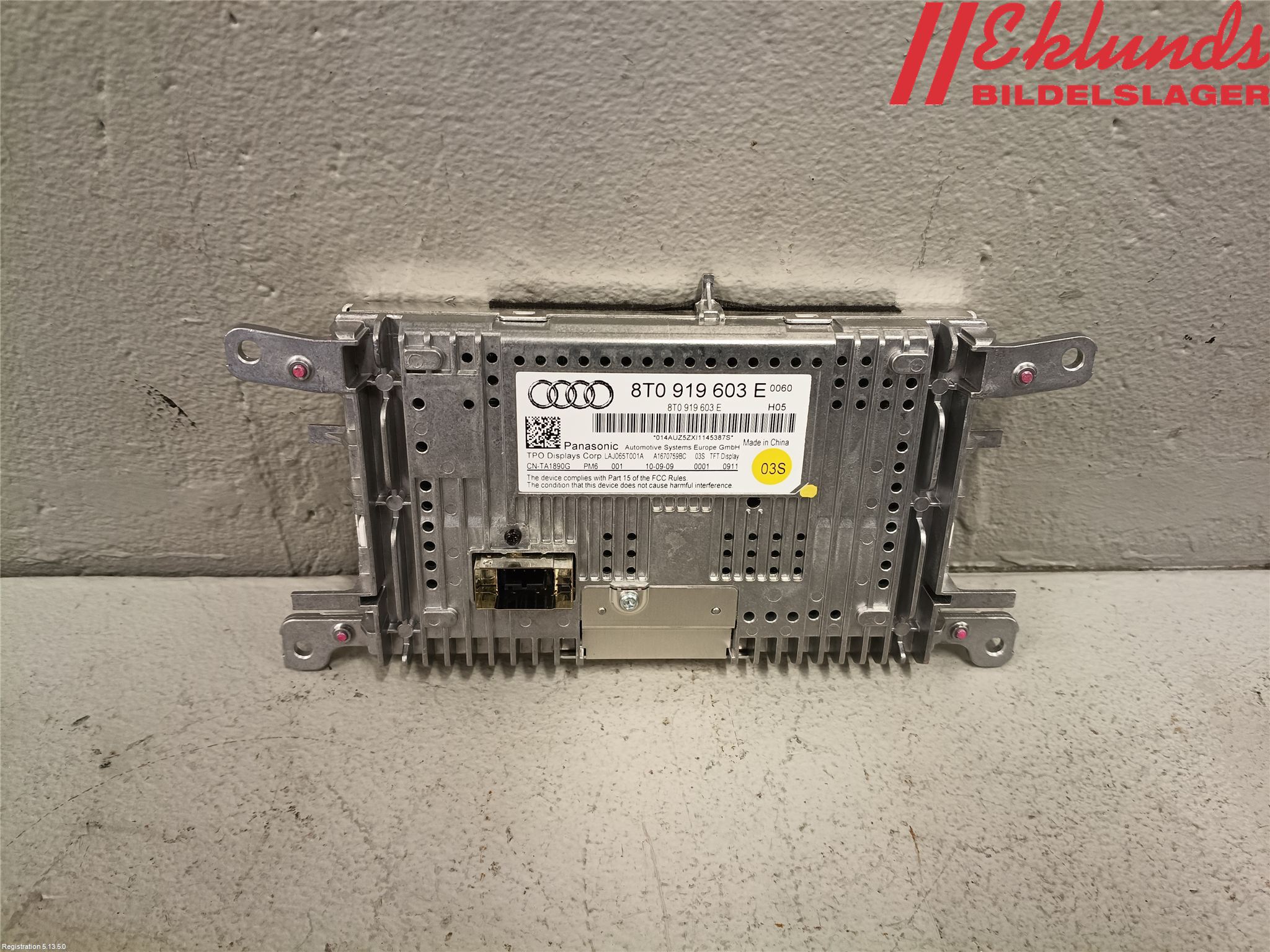 Audi A4 ALLROAD 09-16 Multifunktionsdisplay