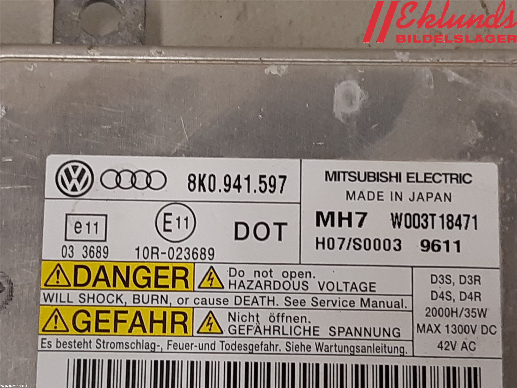 Audi A5 07-16 Styrenhet Strålkastare