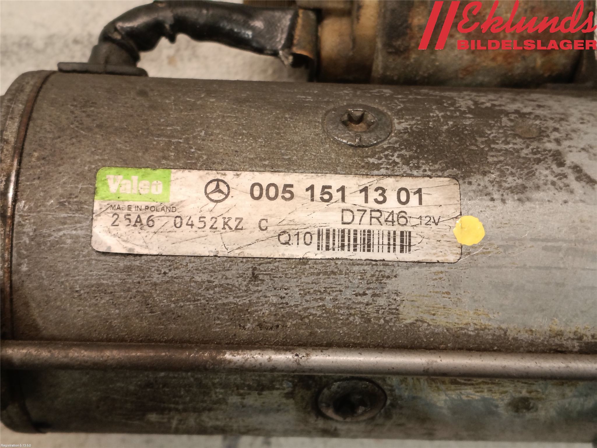 Mercedes-Benz MB VITO/VIANO (W639) 04-14 Startmotor Diesel