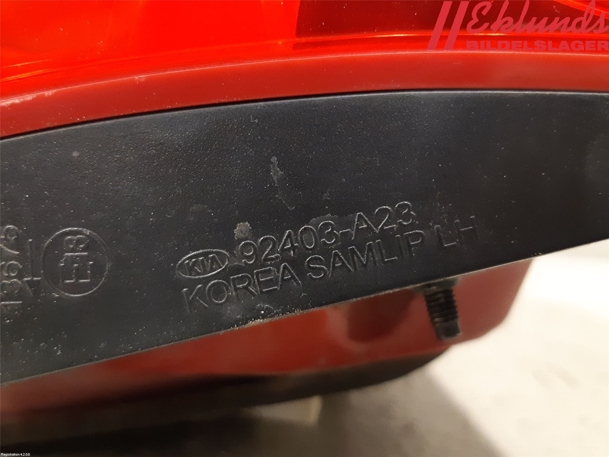 Kia CEED 12-18 Bakljus Lucka Vä