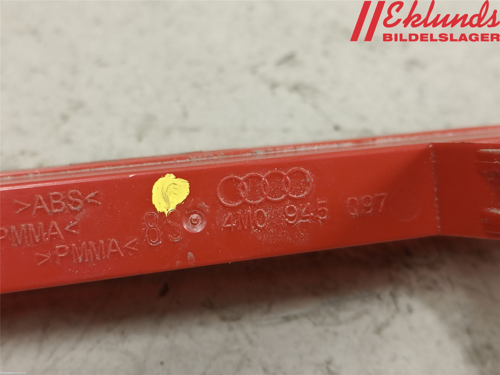 Audi A4/S4 B9 20- Bromsljus Bakruta