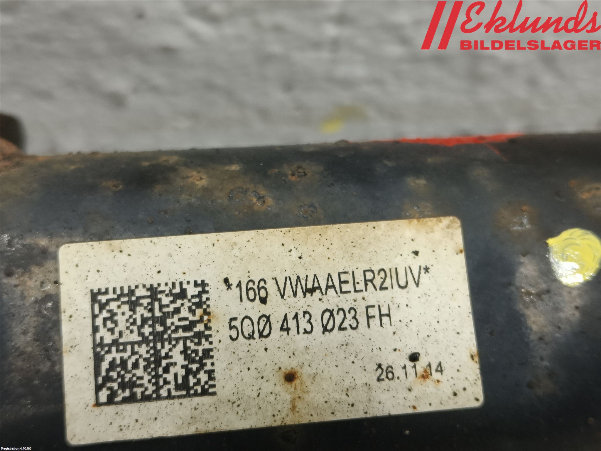 Volkswagen VW GOLF / E-GOLF VII 13-20 Fjäderben Fram Vänster