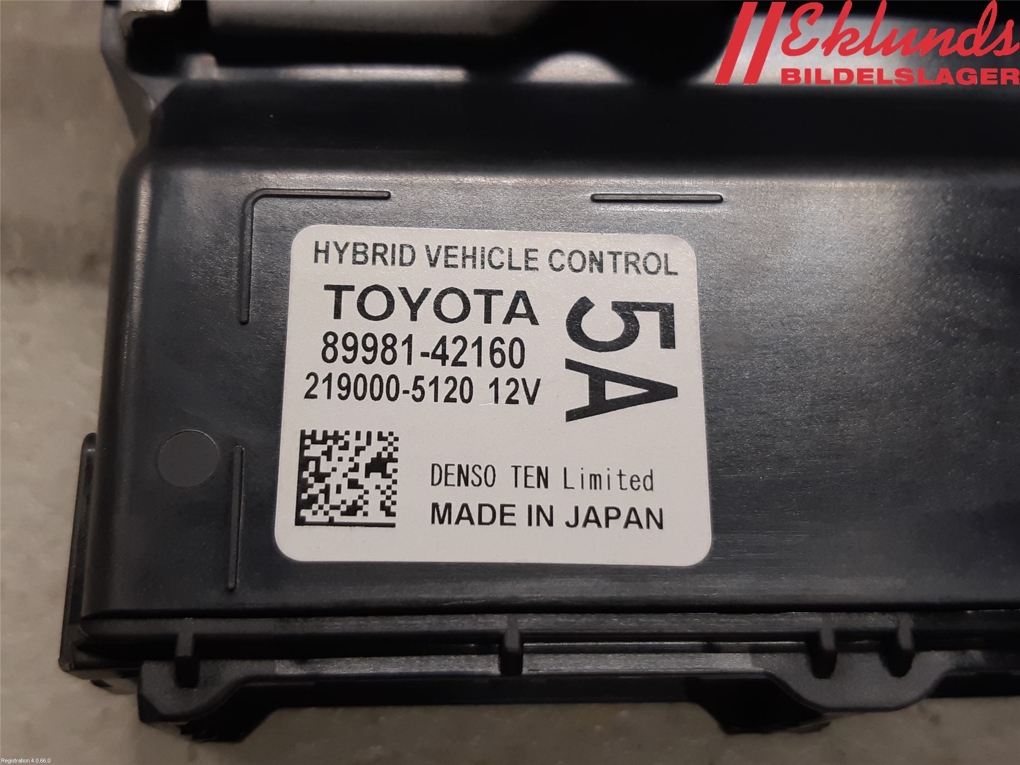 Toyota RAV4 19- Styrenhet Övrigt