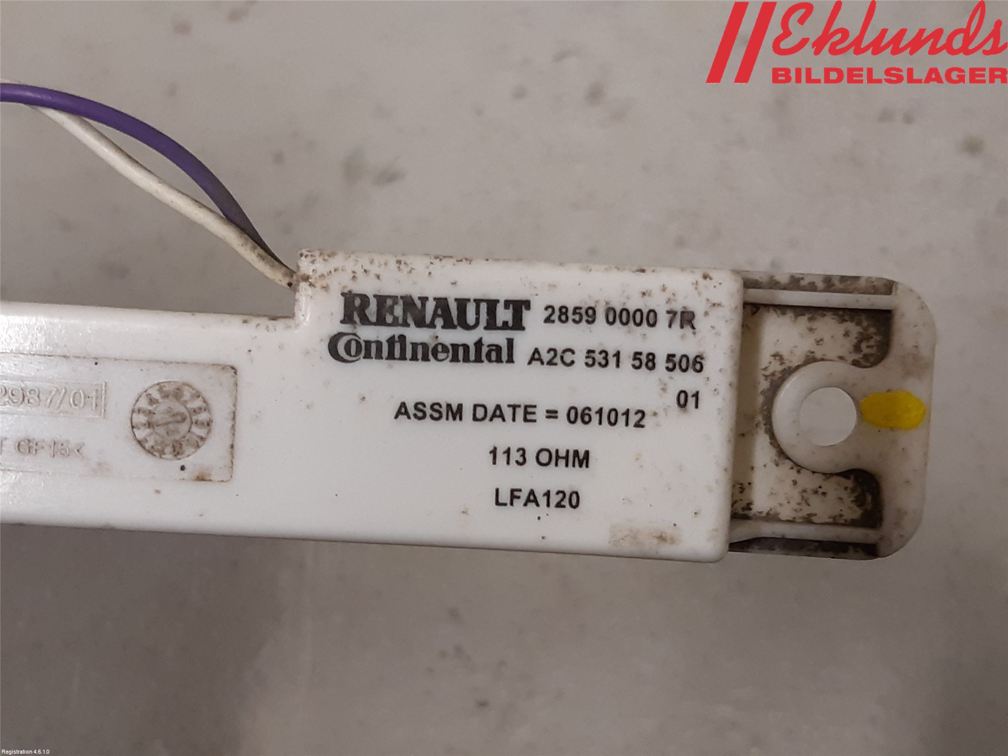 Renault CLIO IV 12-16 Antenn