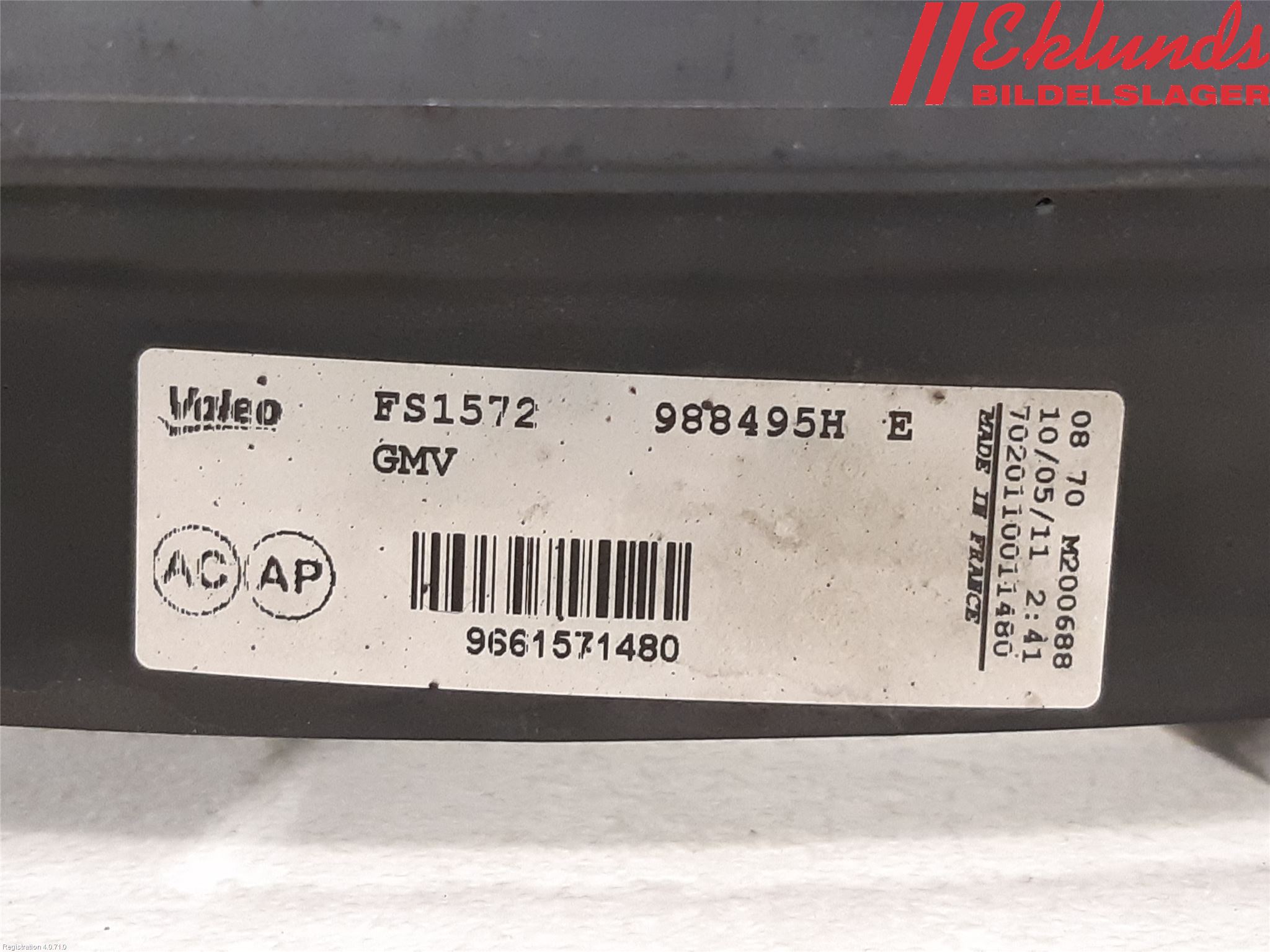 Citroen BERLINGO 08-18 Kylfläkt El