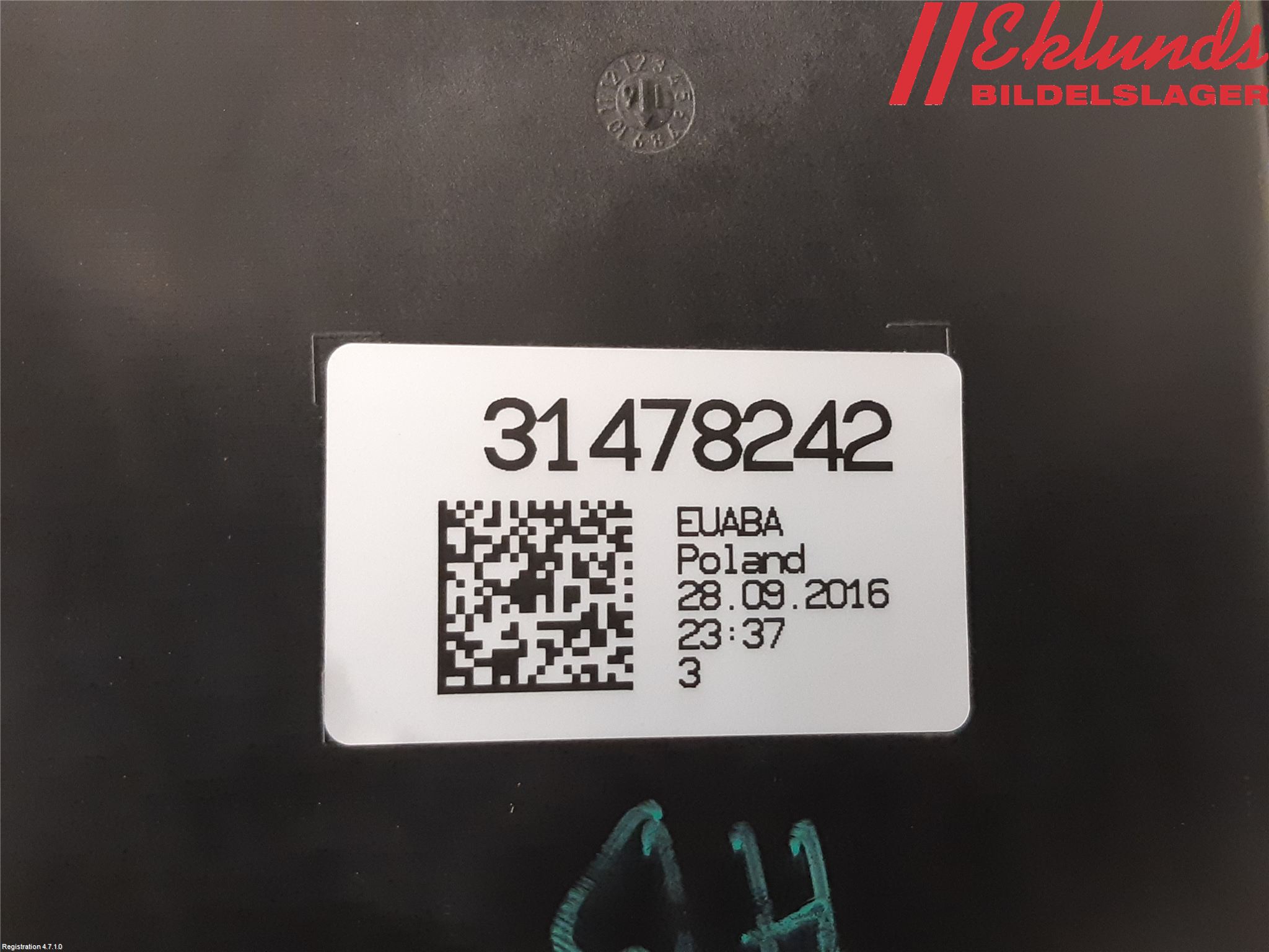 Volvo XC90/RECHARGE 16- Bränsle Kolkanister