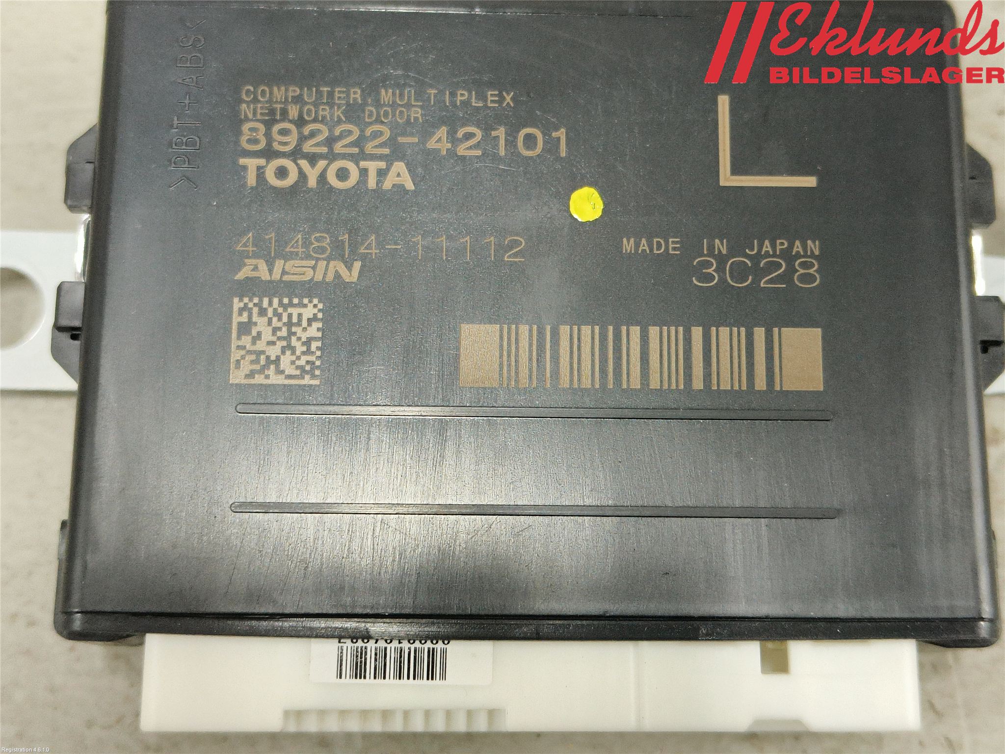 Toyota RAV4 19- Styrenhet Baklucka