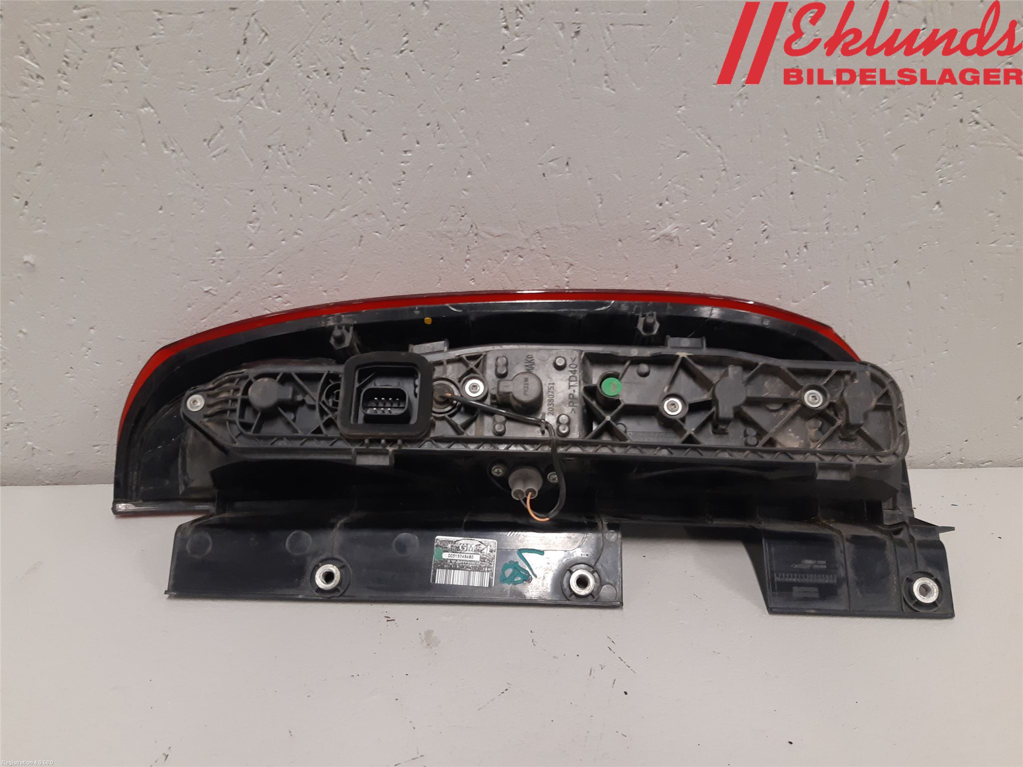 Opel COMBO D 12-18 Bakljus Vänster