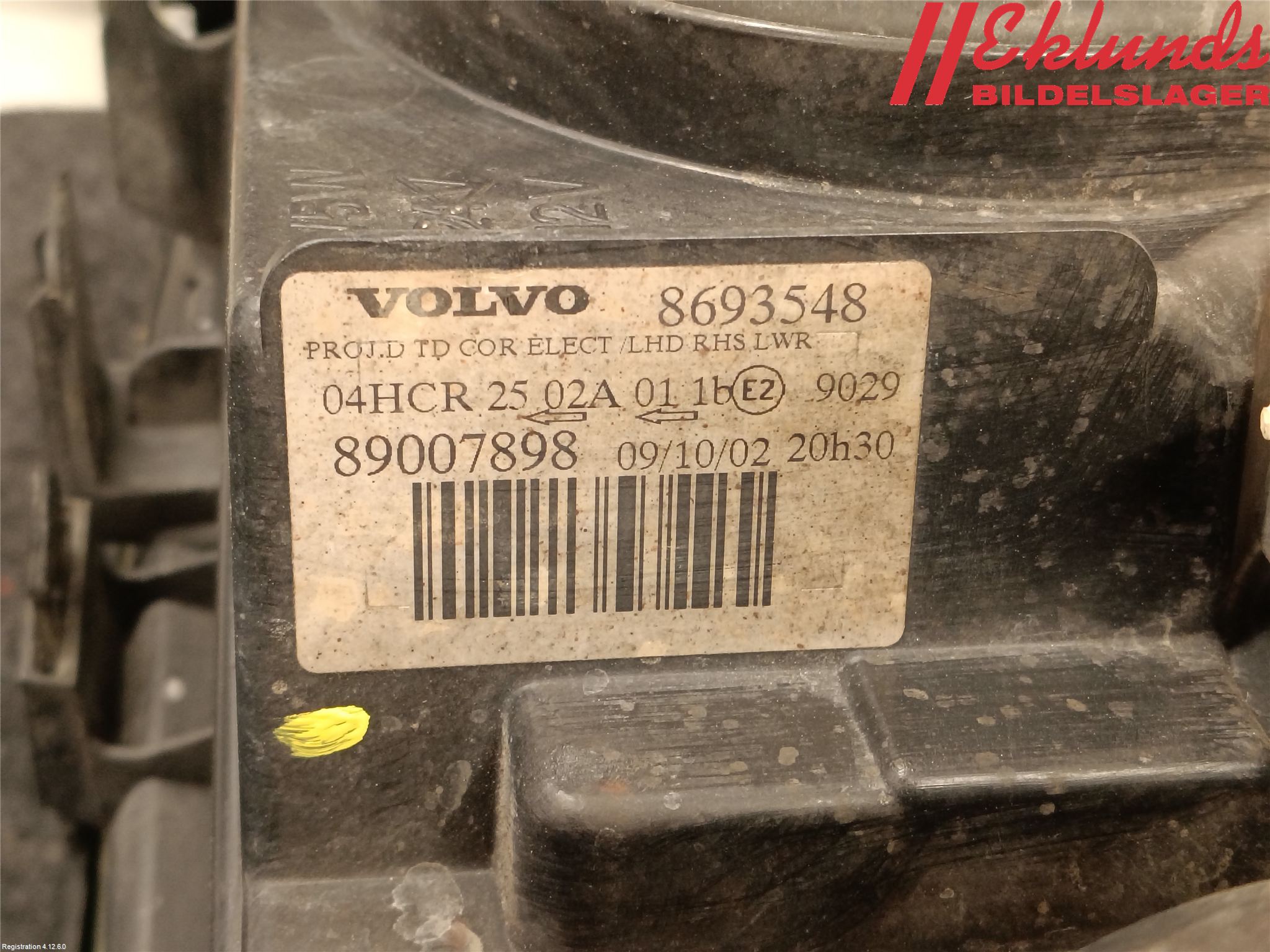 Volvo V70 00-04 Strålkastare Höger