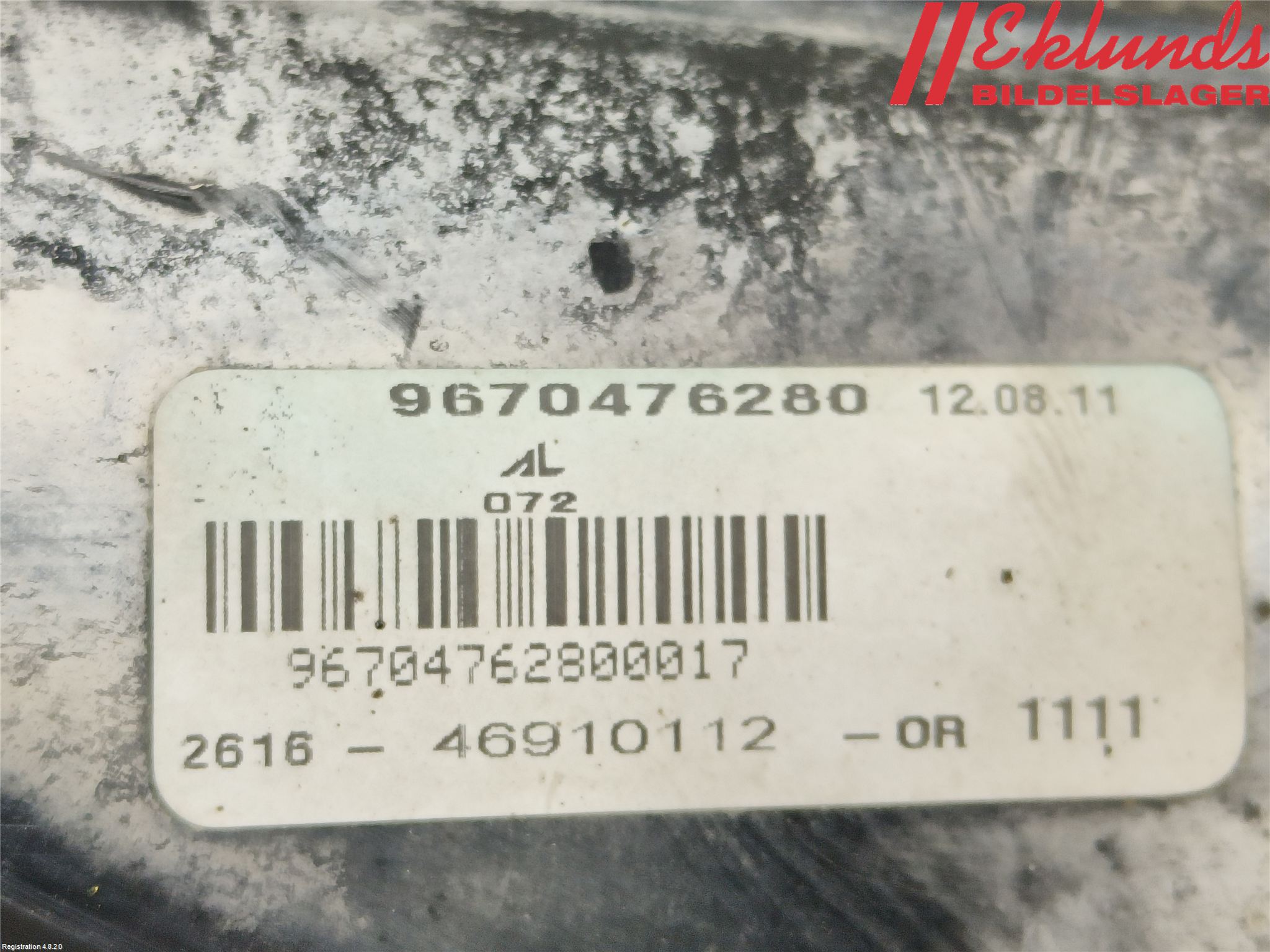 Peugeot 508 11-18 Dimljus-Varselljus Fram