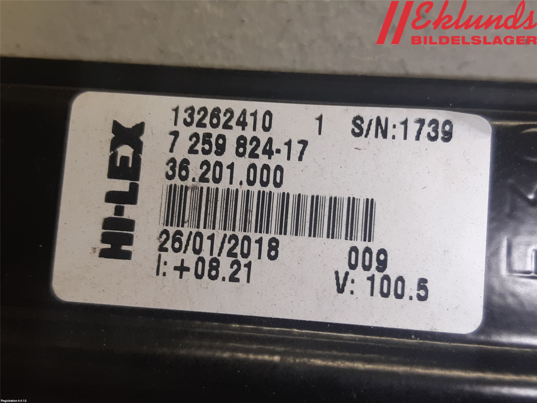 BMW 3 F30/F31/F80 12-19 Fönsterhiss El Kompl