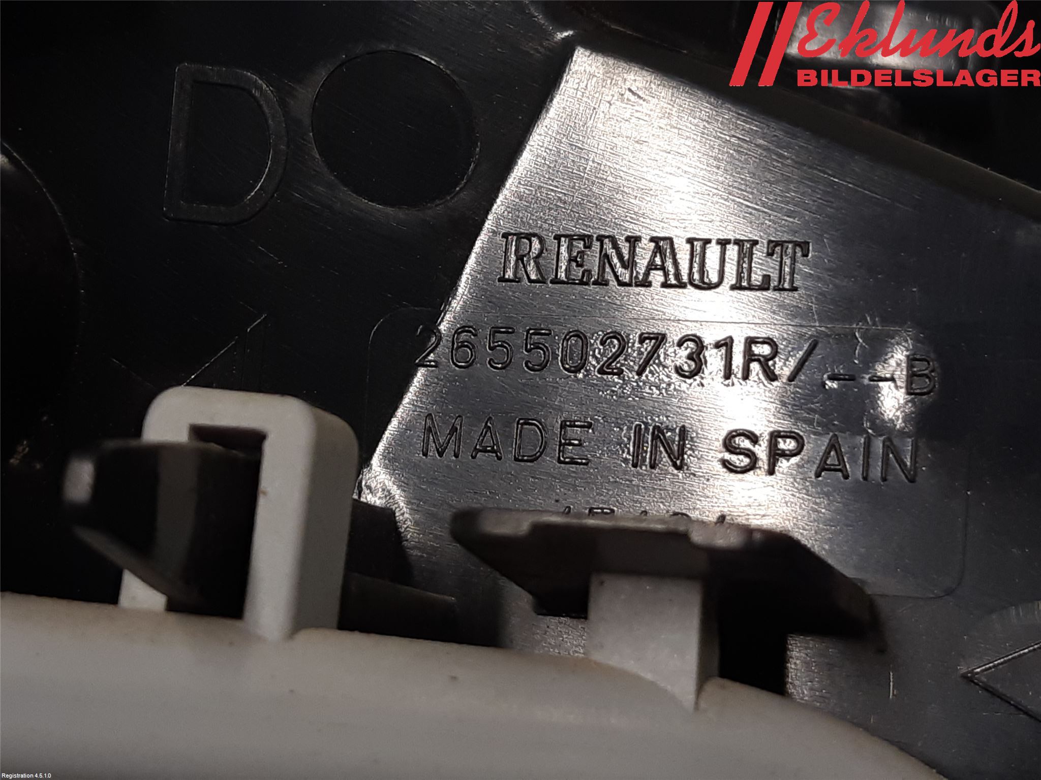 Renault CAPTUR 13-19 Bakljus Höger