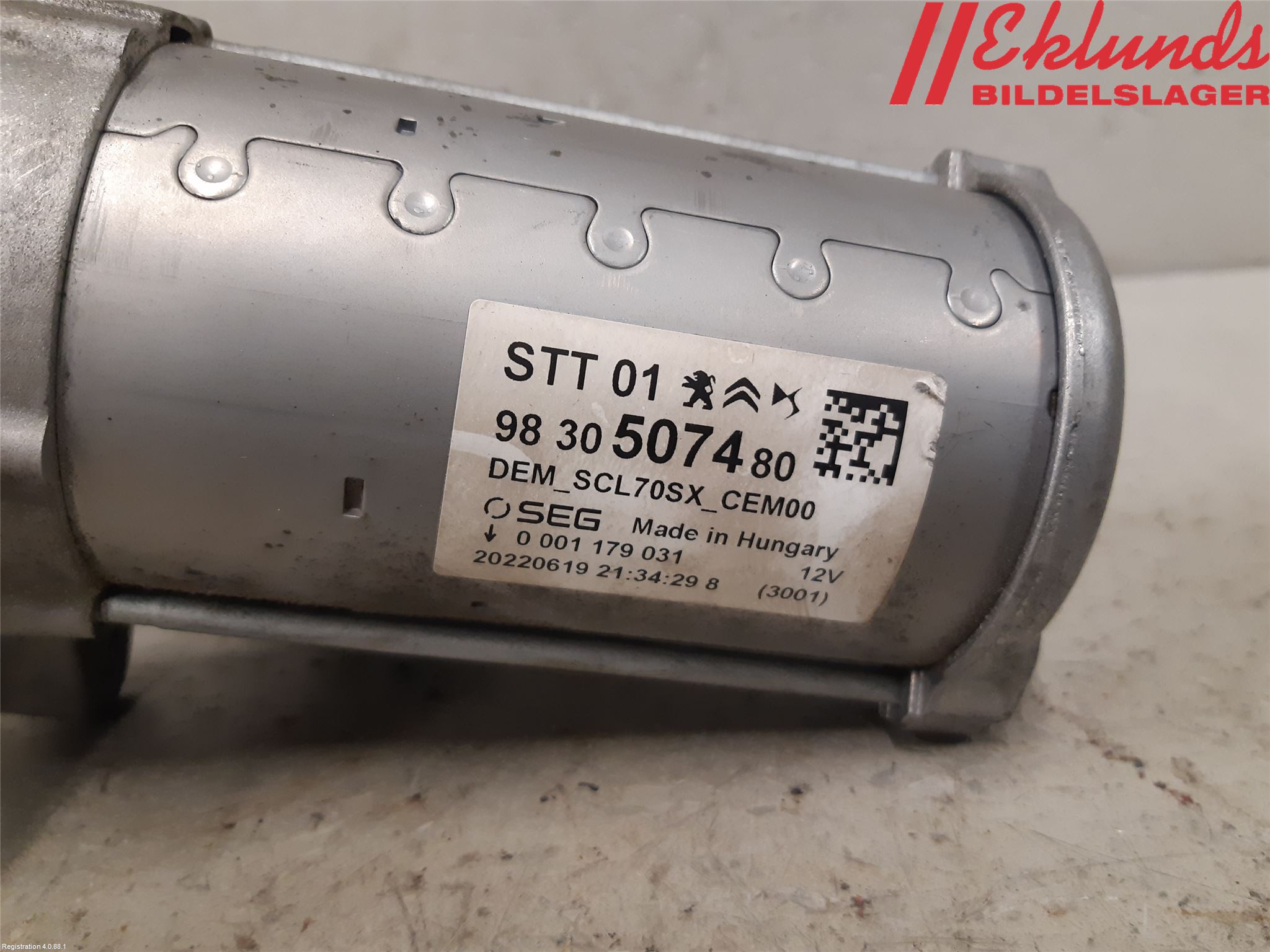 Citroen COTROEN C3 17-24 Startmotor