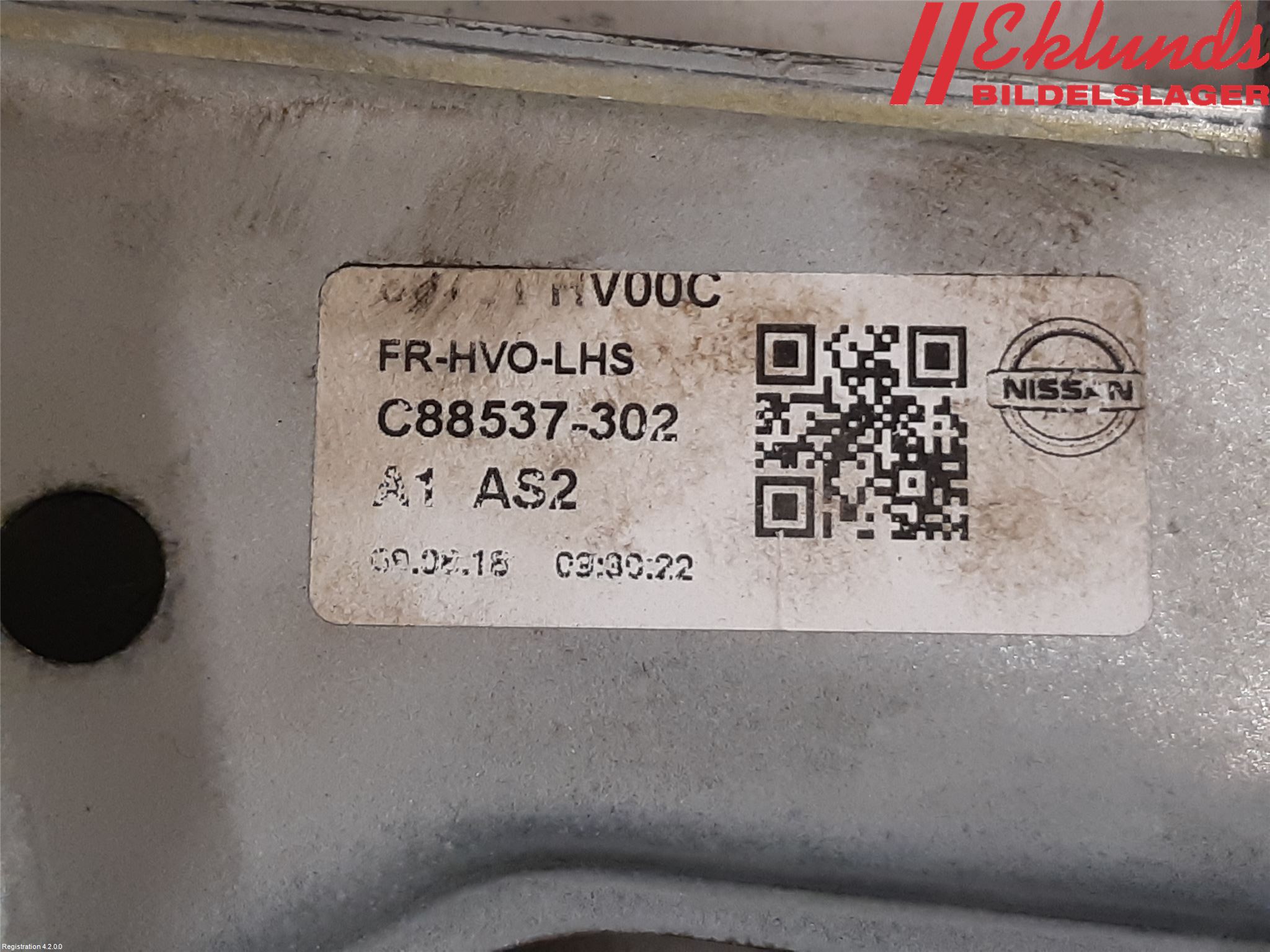 Nissan QASHQAI 17-21 Fönsterhiss El Kompl
