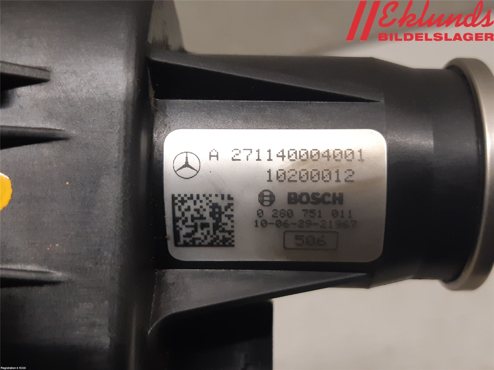 Mercedes-Benz MB E-KLASS (W212) 09-16 Inj Virvelspjäll Ställmotor