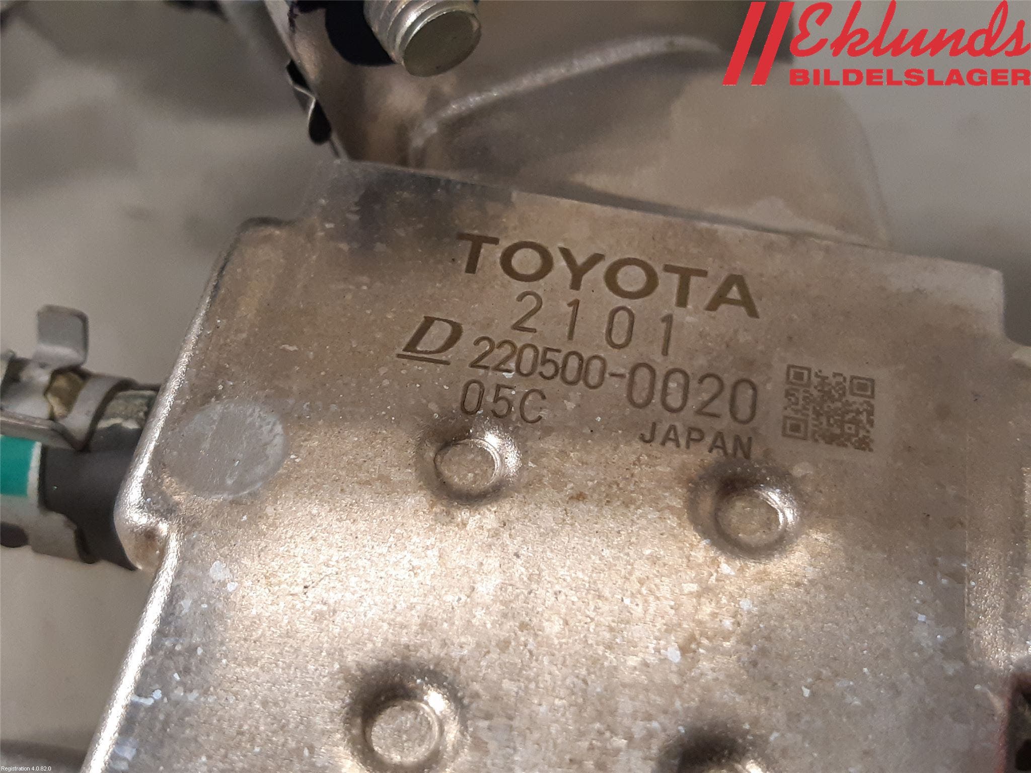 Toyota YARIS XP130 15-20 Egr Ventil