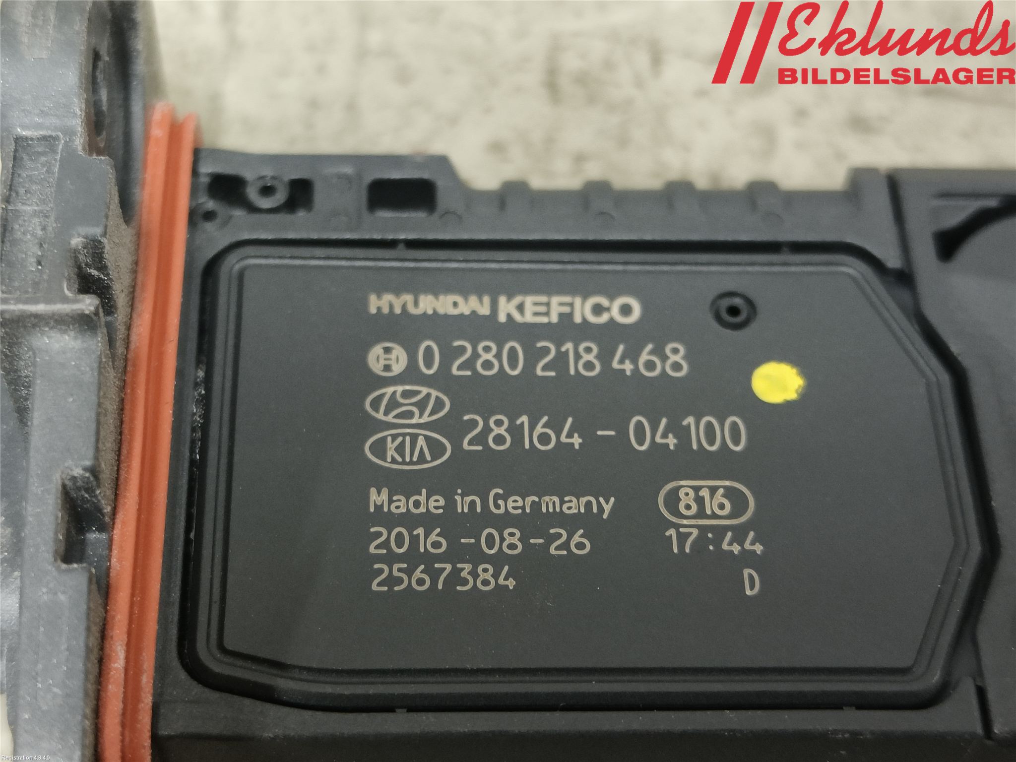 Kia PICANTO 17- Injluftmassamätare