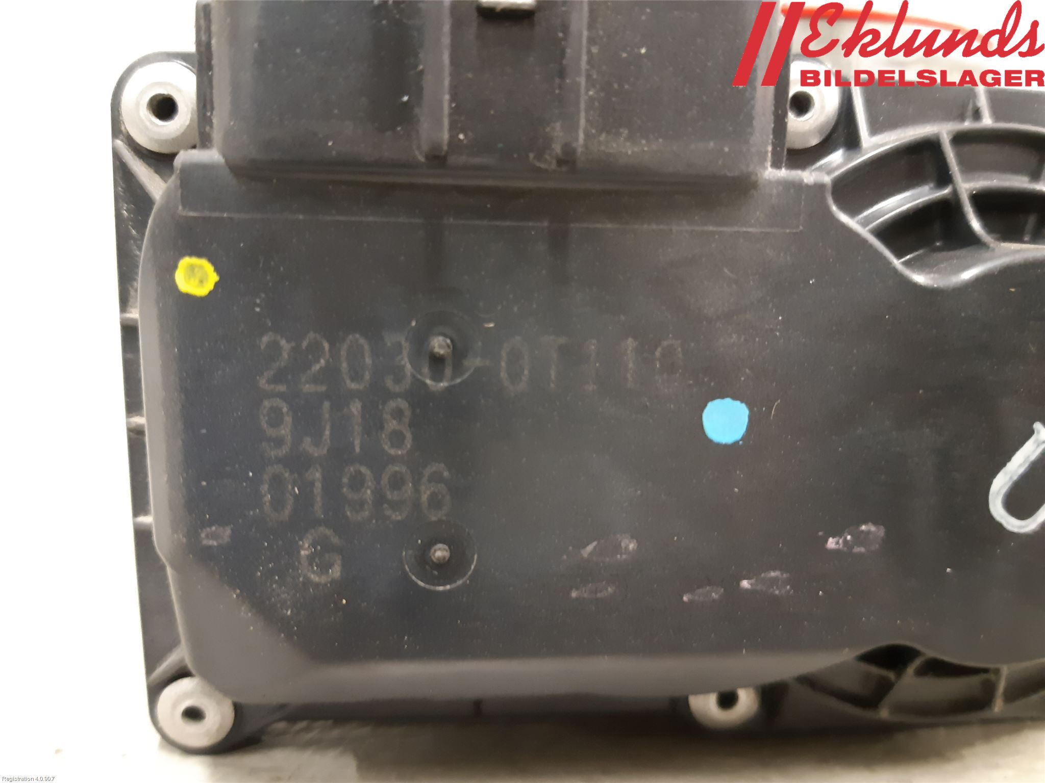 Toyota COROLLA 19- Injspjällhus