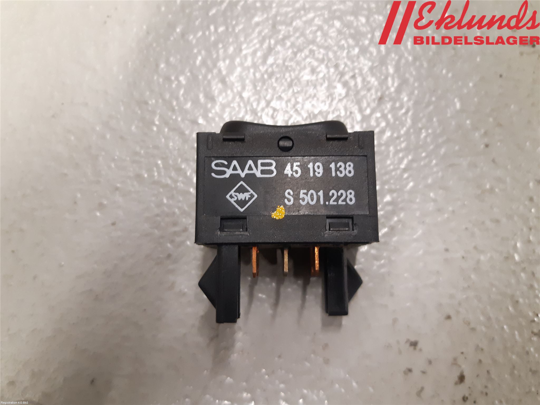 Saab 9000 CS    92-98 Strömställare Elhiss