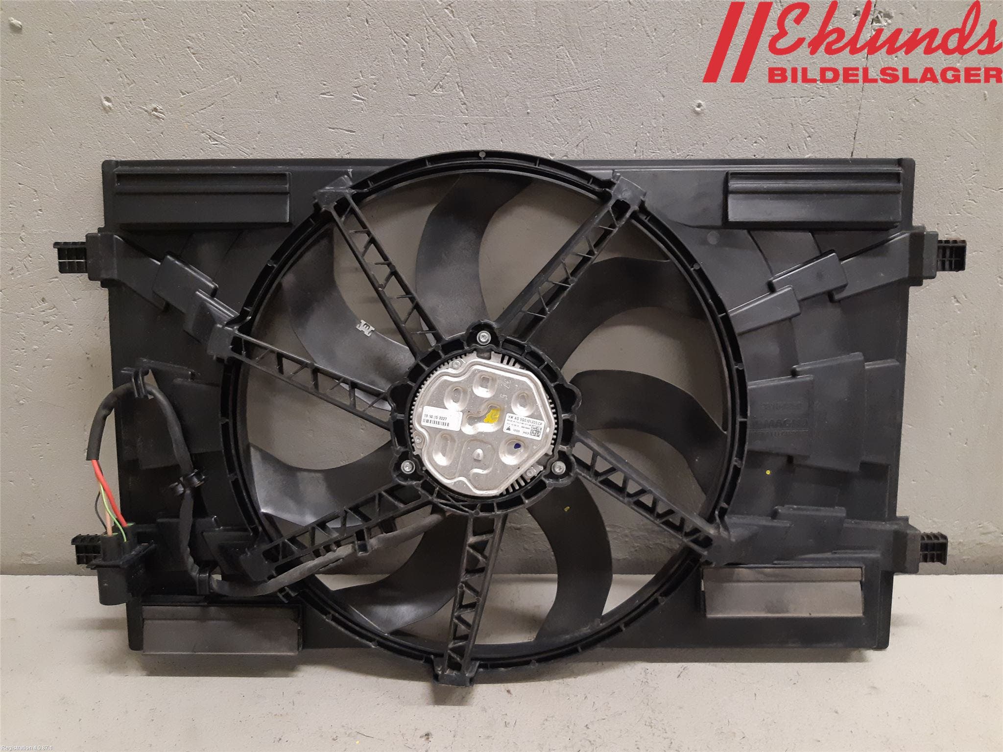 Volkswagen VW PASSAT 15-19 Kylfläkt El