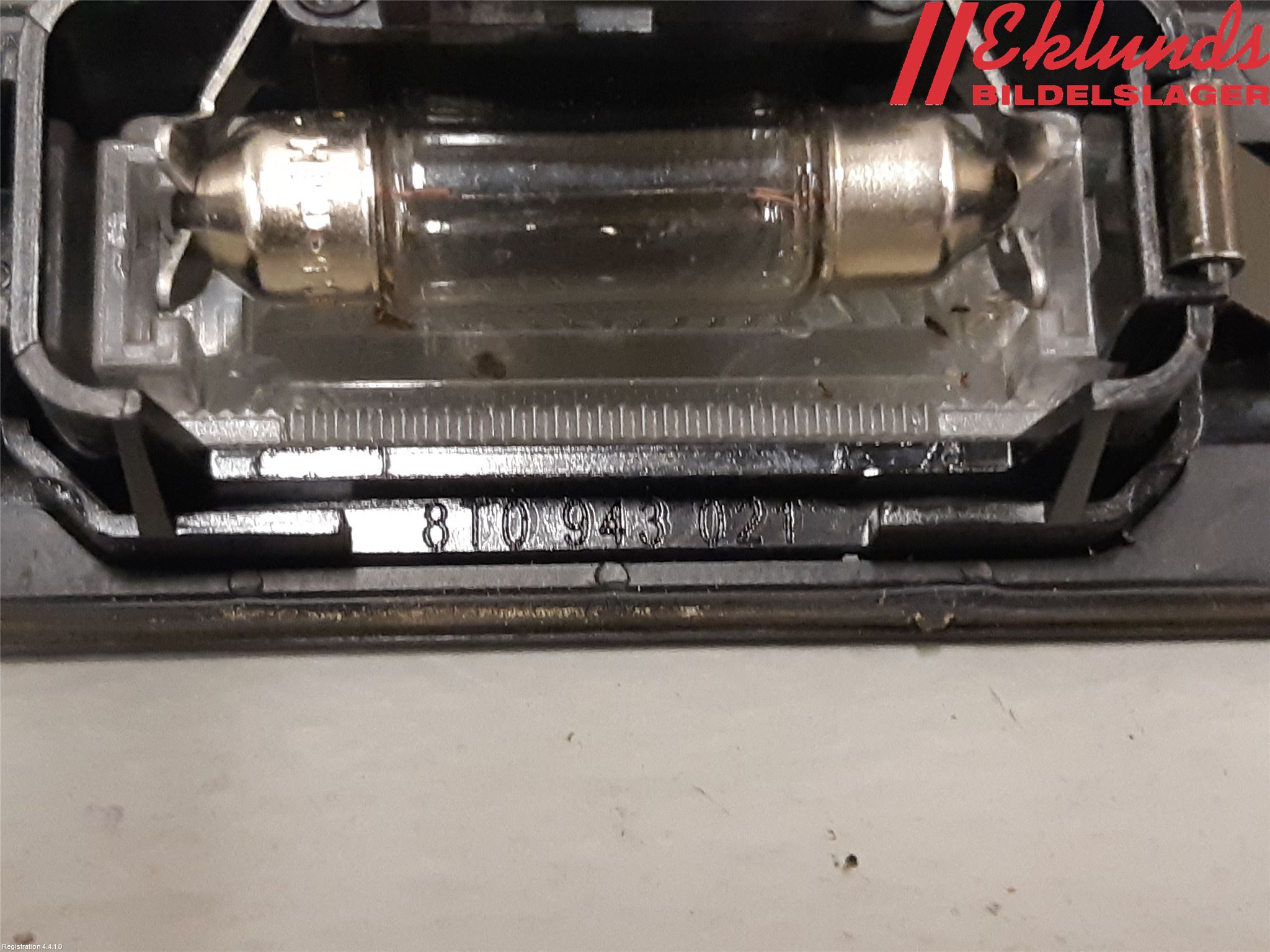 Audi A4/S4 08-11 Skylt Belysning