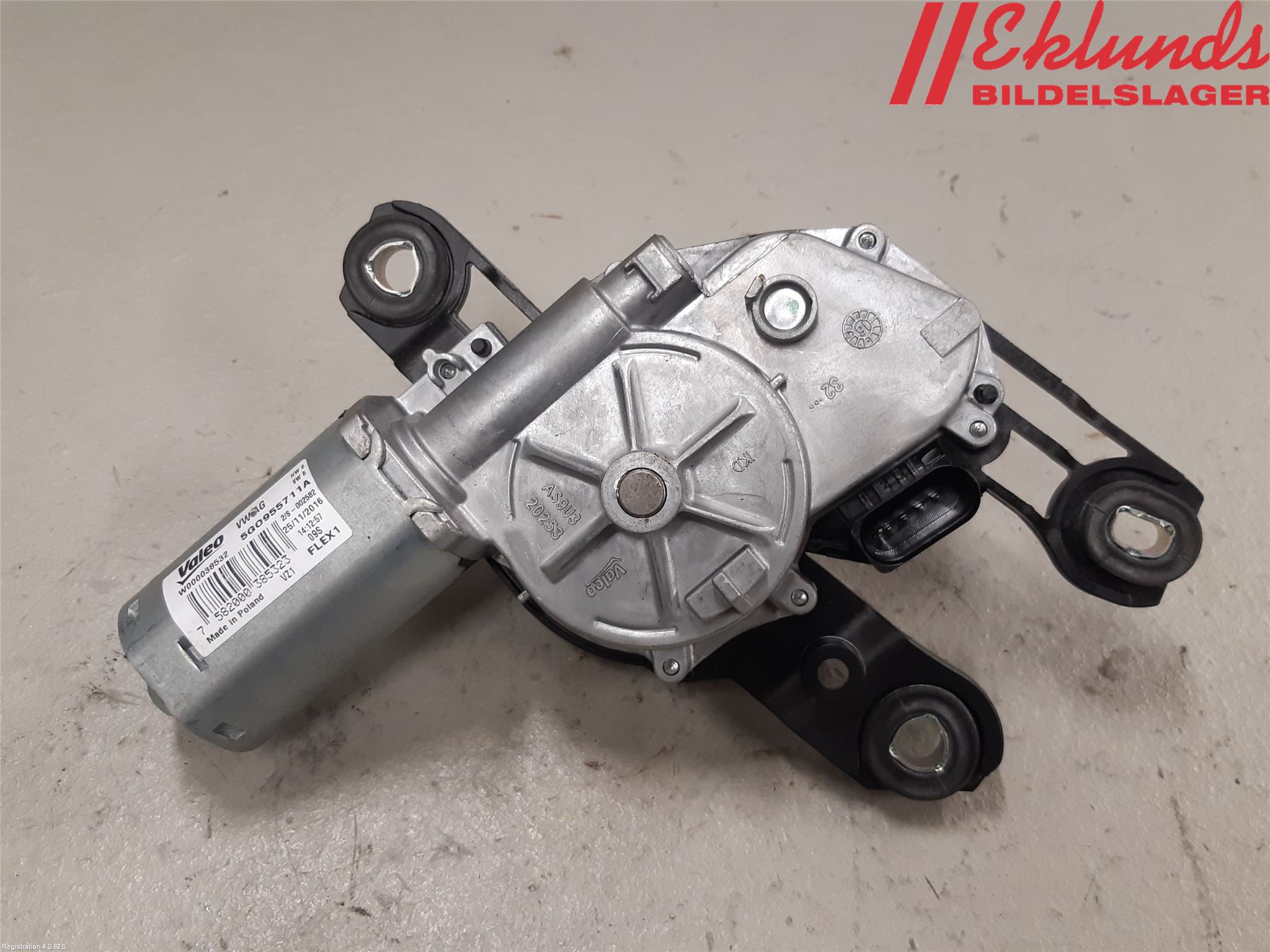 Volkswagen VW GOLF / E-GOLF VII 13-20 Torkarmotor Baklucka
