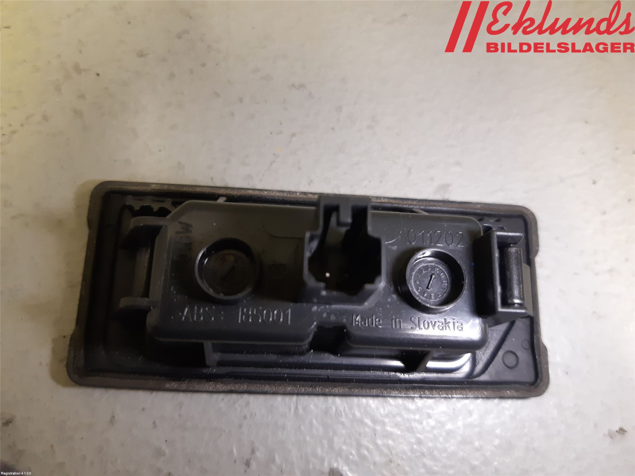 Volkswagen VW TIGUAN 07-16 Skylt Belysning