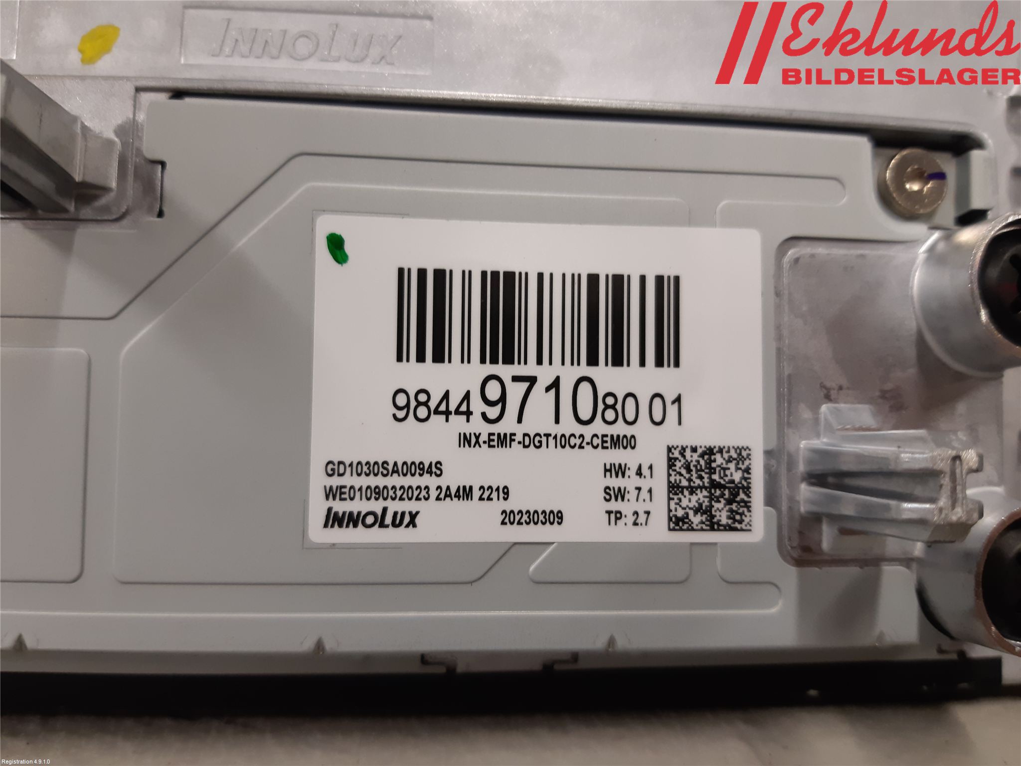 Citroen C5 AIRCROSS 19- Multifunktionsdisplay